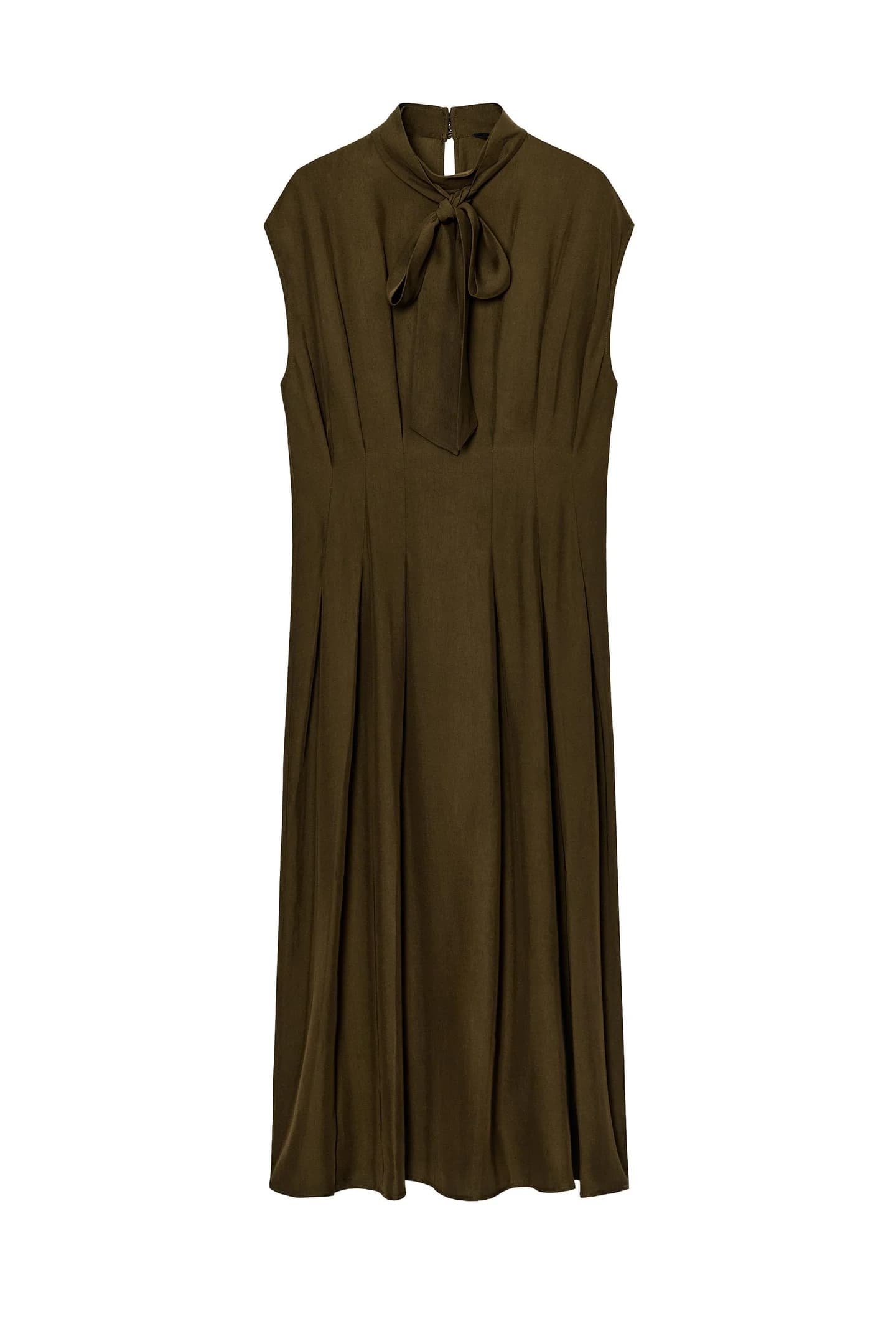 ПЛАТЬЕ МИДИ С ЗАСТЯСКАМИ ИЗ КОЛЛЕКЦИИ ZW - фото 3