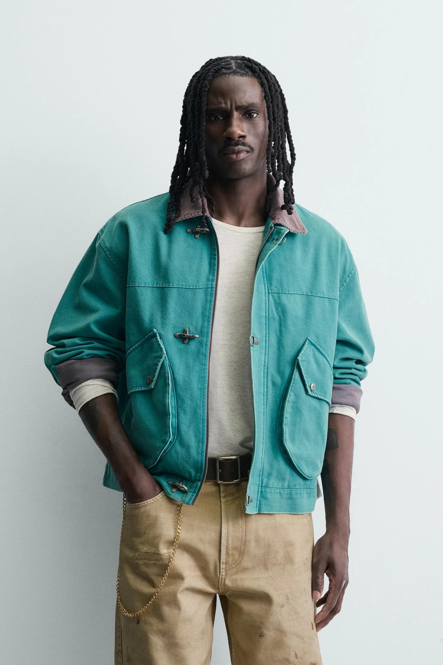 КУРТКА НА КОРОБКОЙ ПЕТЛЕ - фото 2