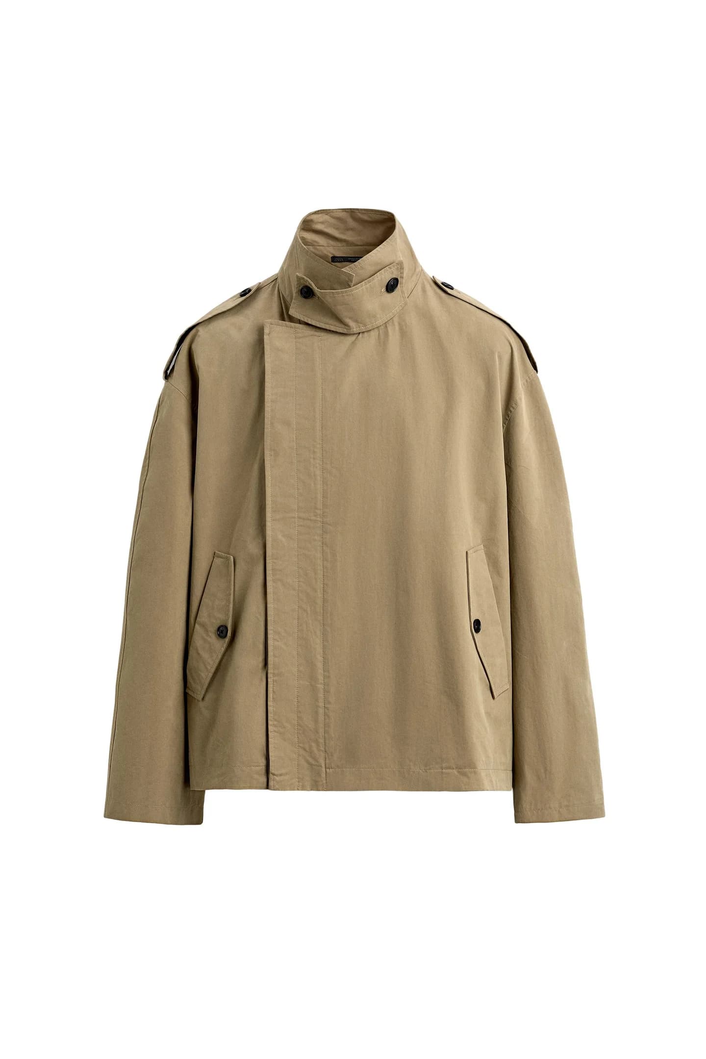 КОРОТКОЕ ПАЛЬТО СВОБОДНОГО КРОНА - фото 3