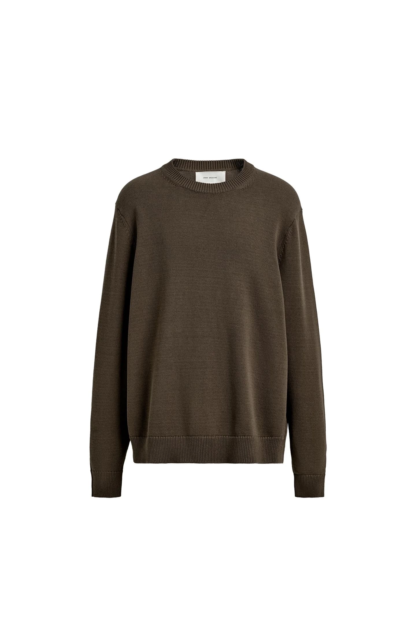 ХЛОПКОВЫЙ ДЖЕМПЕР СТАНДАРТНОГО КРАЯ - фото 3