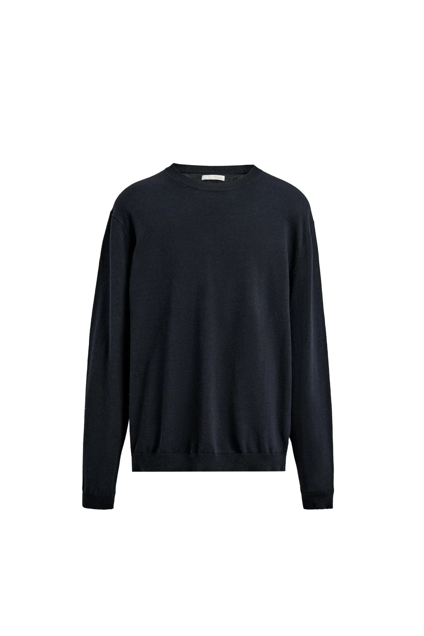 ТРИКОТАЖНЫЙ ДЖЕМПЕР ИЗ ХЛОПКА И ЛЬНА, ПРЯМОГО КРОЙА - фото 3