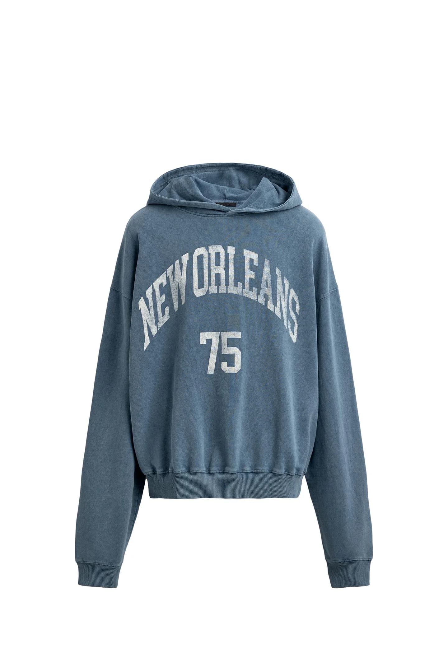 ХУДИ С СТИРНЫМ ЭФФЕКТОМ И ПРИНТОМ - фото 4