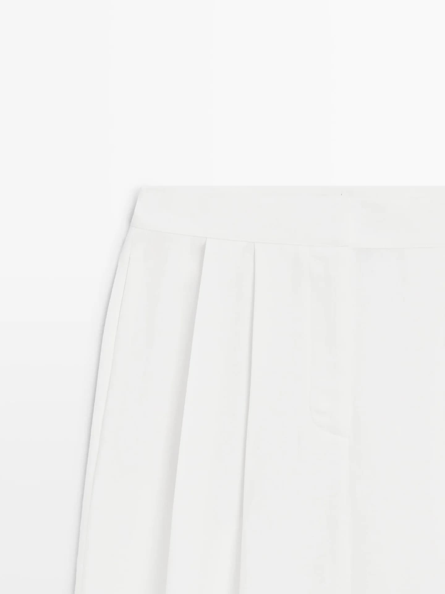 Костюмные брюки из крепа - фото 2