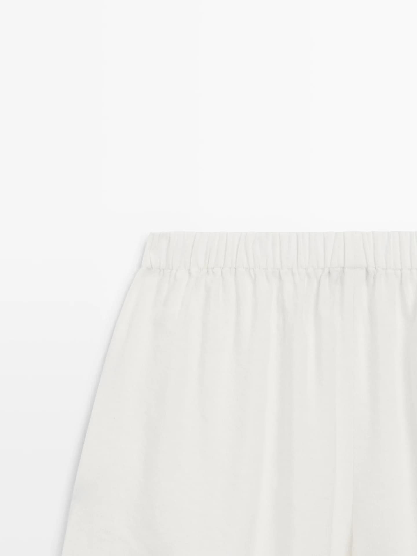 Льняные шорты-бермуды Total Look - фото 2