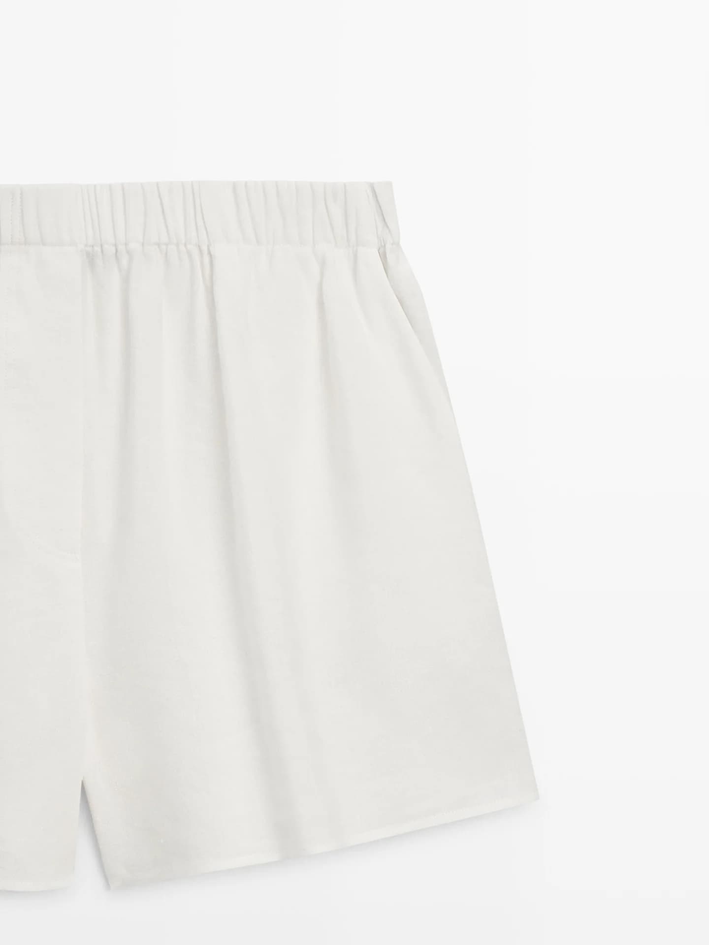 Льняные шорты-бермуды Total Look - фото 4