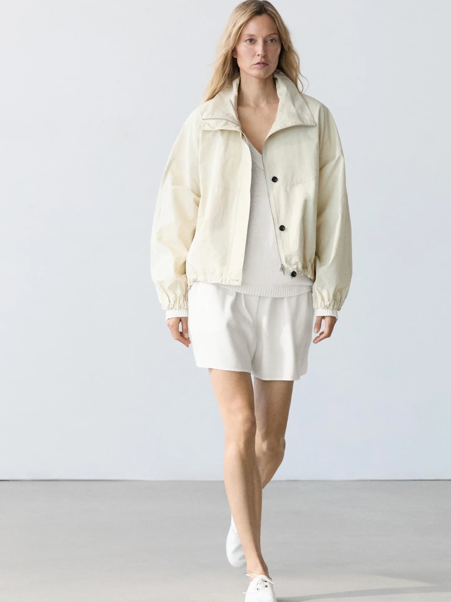 Льняные шорты-бермуды Total Look - фото 10