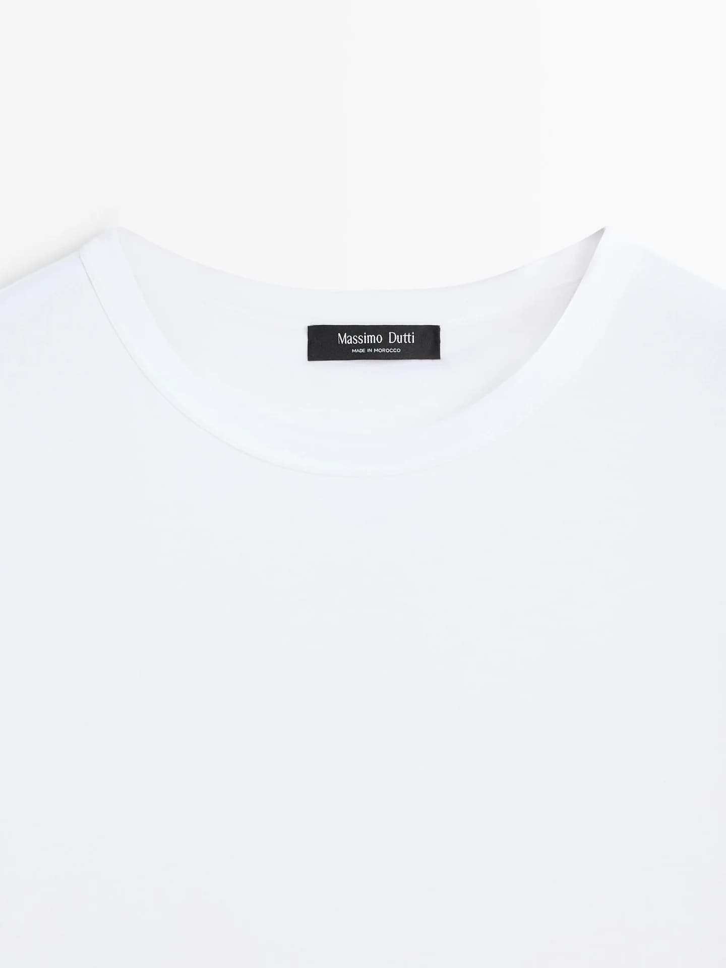 Хлопковая футболка с короткими рукавами - фото 4