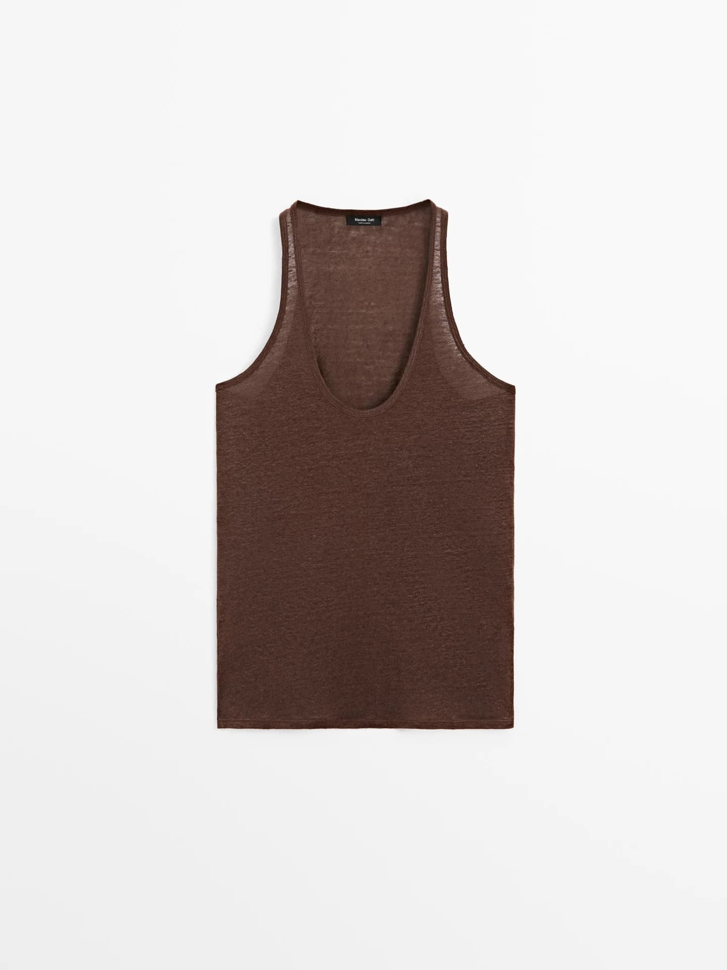 Топ из 100% льна с ремешками - фото 6