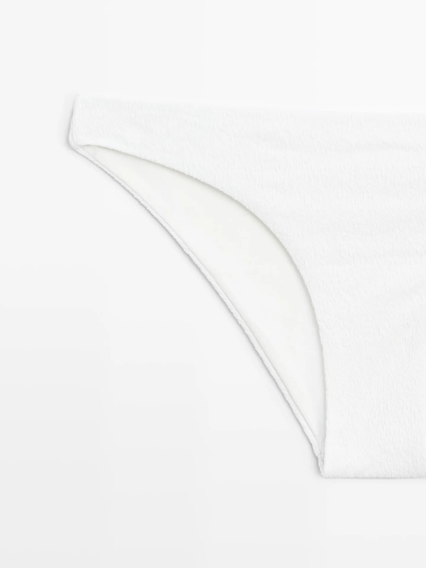 Текстурированные плавки бикини - фото 7