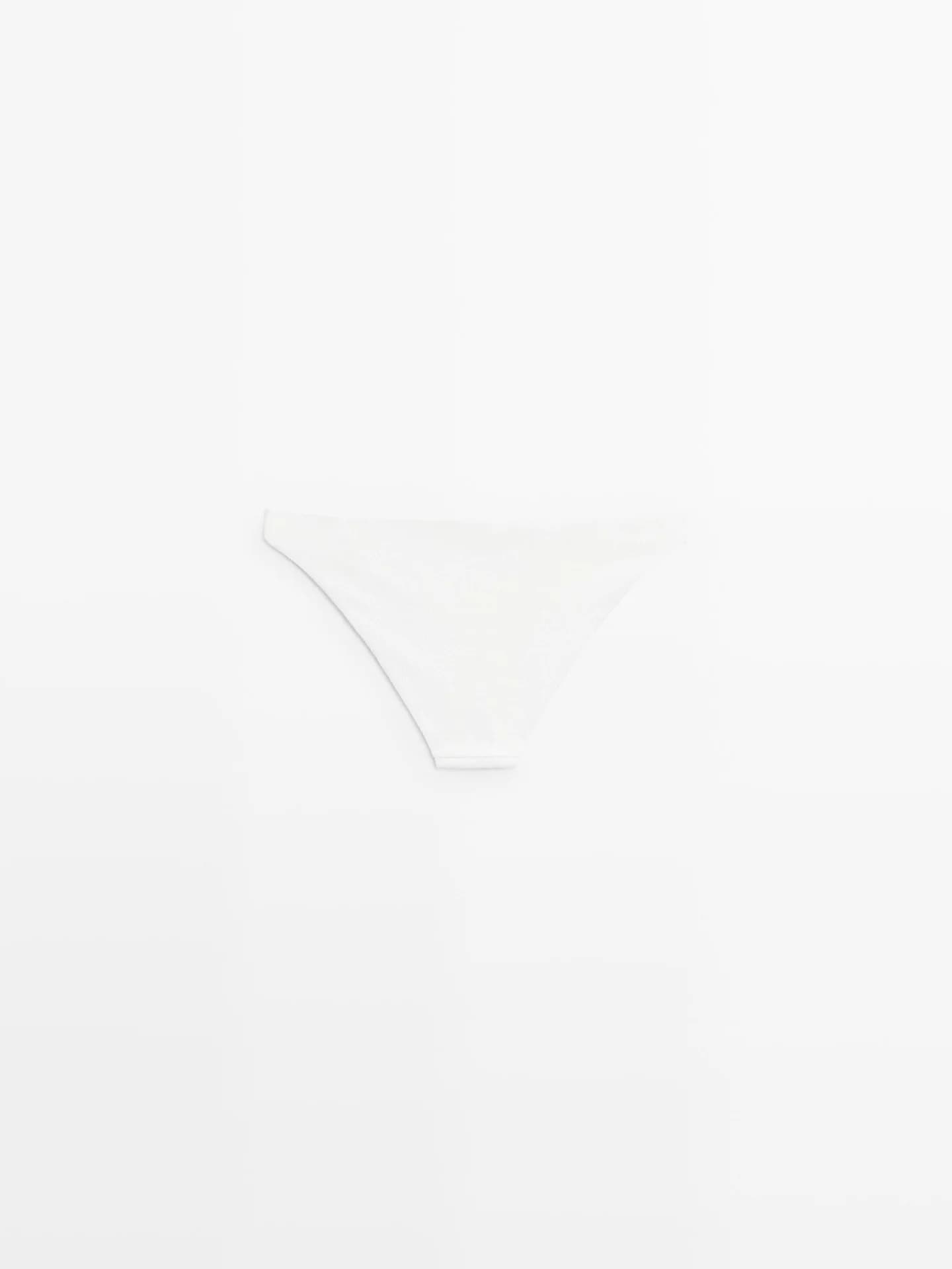 Текстурированные плавки бикини - фото 8