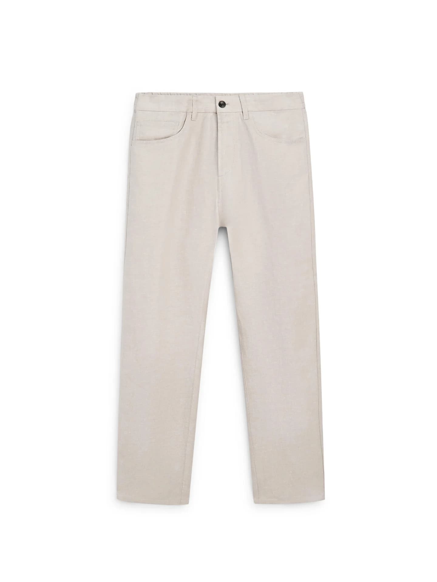 Джинсовые брюки с широкими штанинами. - фото 2