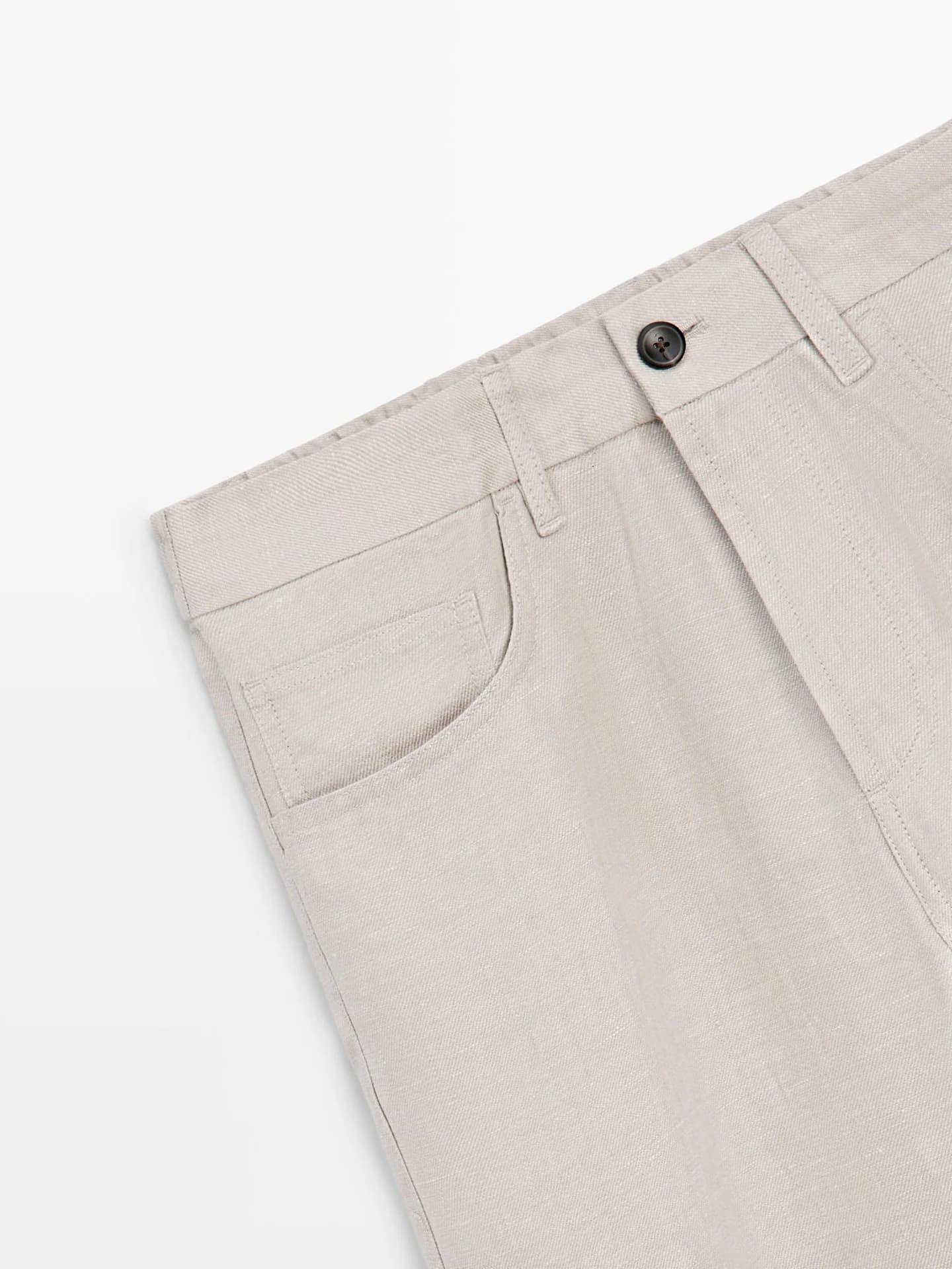 Джинсовые брюки с широкими штанинами. - фото 7