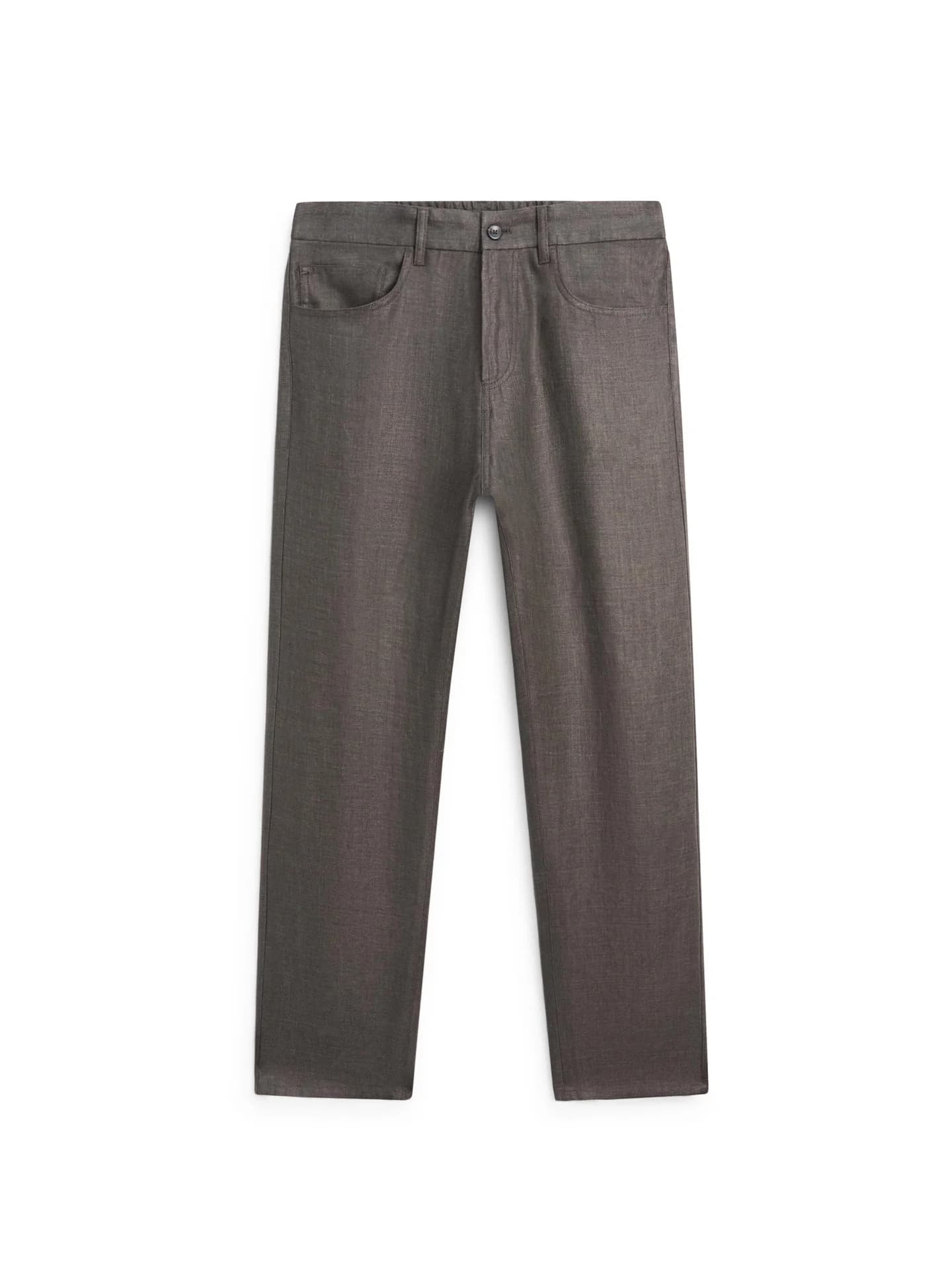 Джинсовые брюки с широкими штанинами. - фото 9