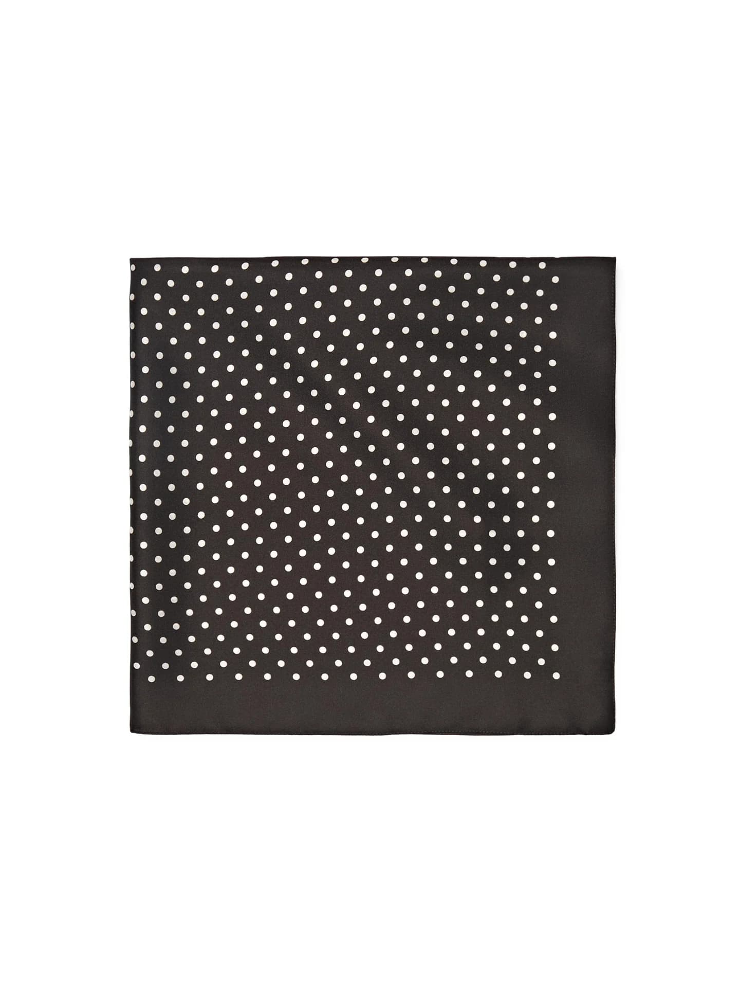 Шелковый шарф в горошек - фото 6