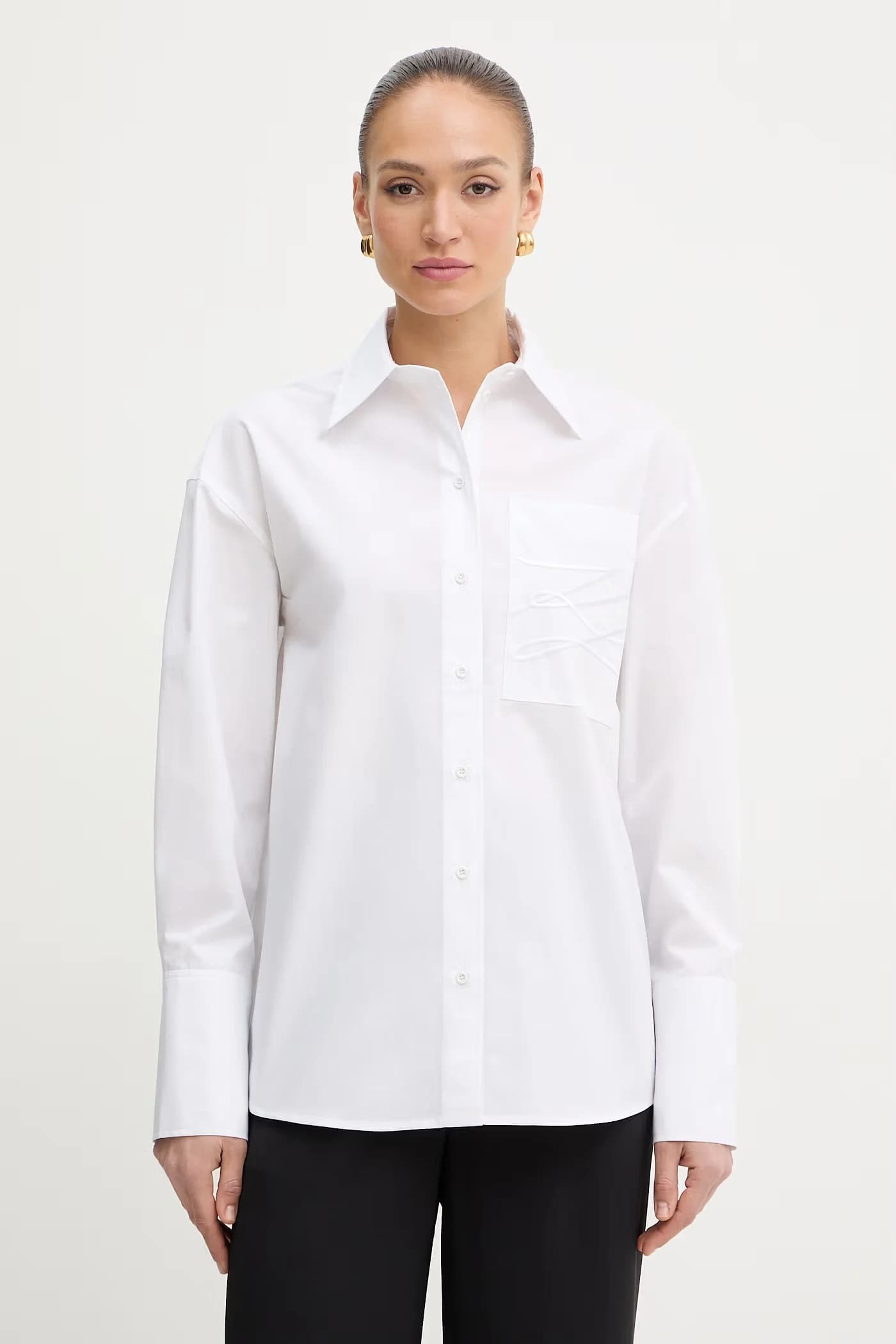 Женская хлопковая рубашка