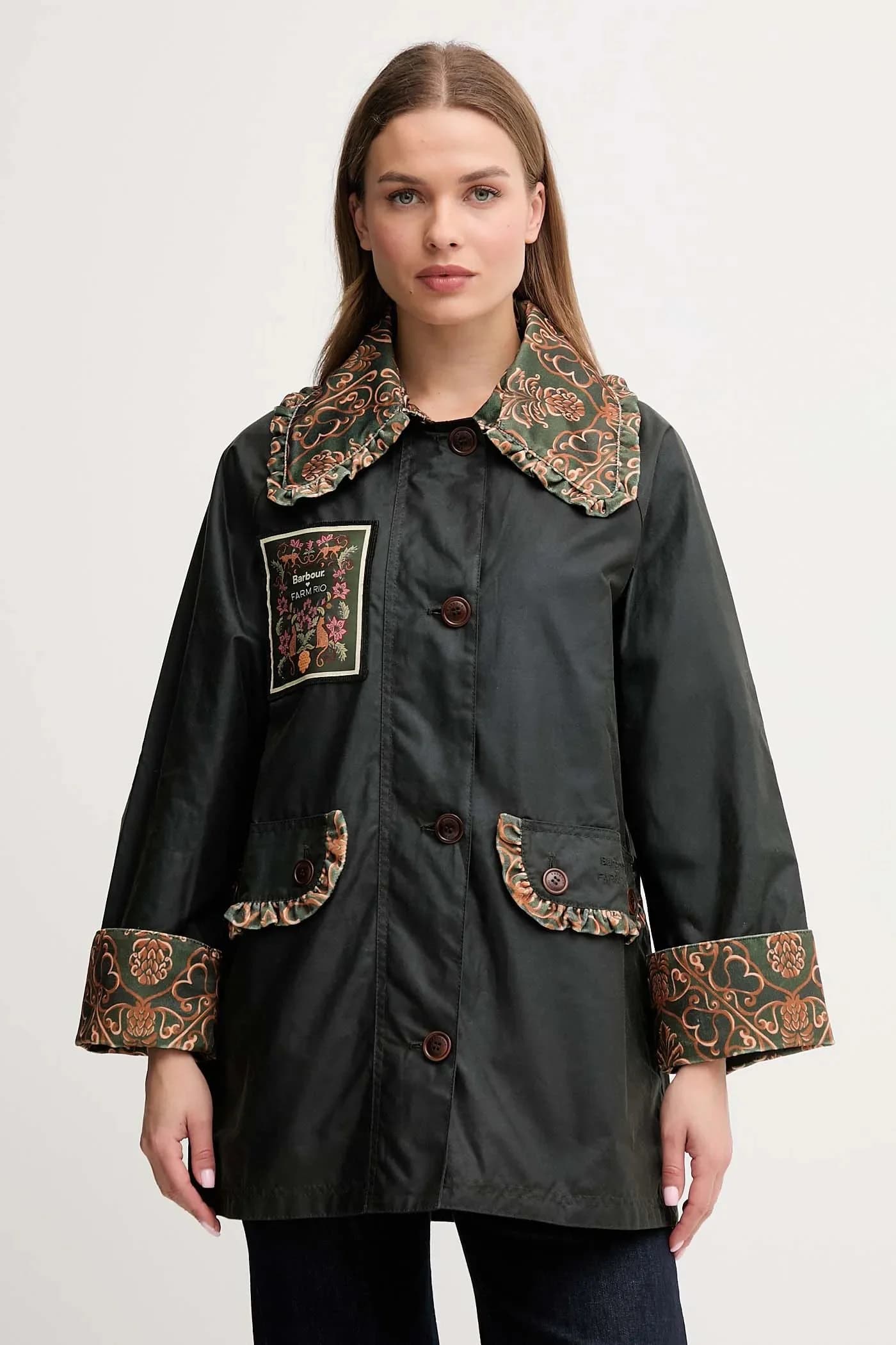 Хлопковая куртка x Farm Rio