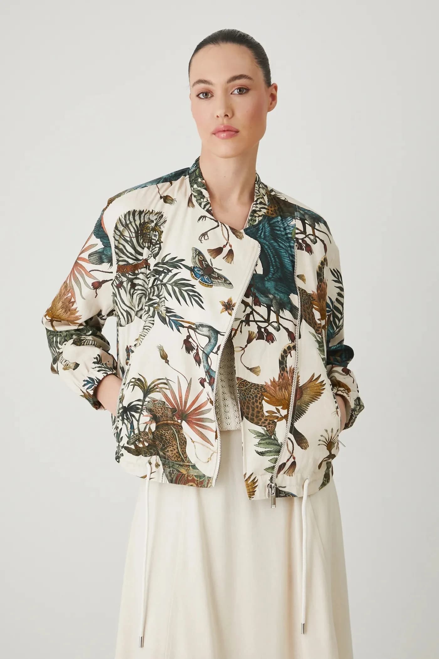 Льняной бомбер - фото 4