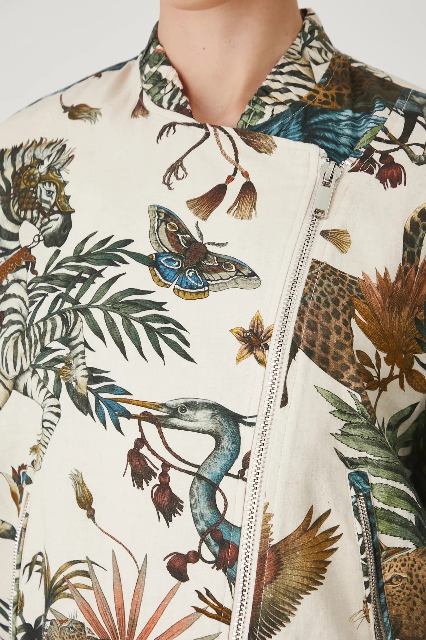 Льняной бомбер - фото 5