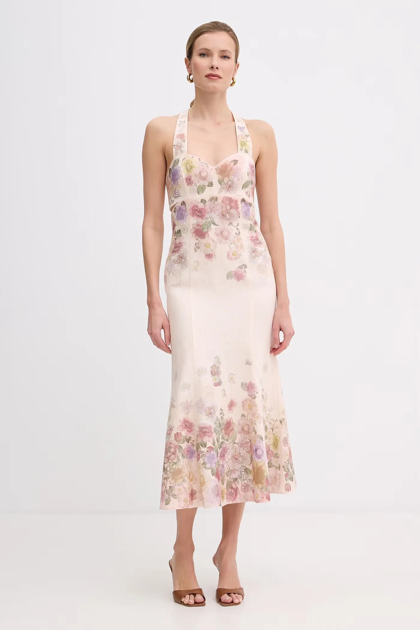 Льняное платье