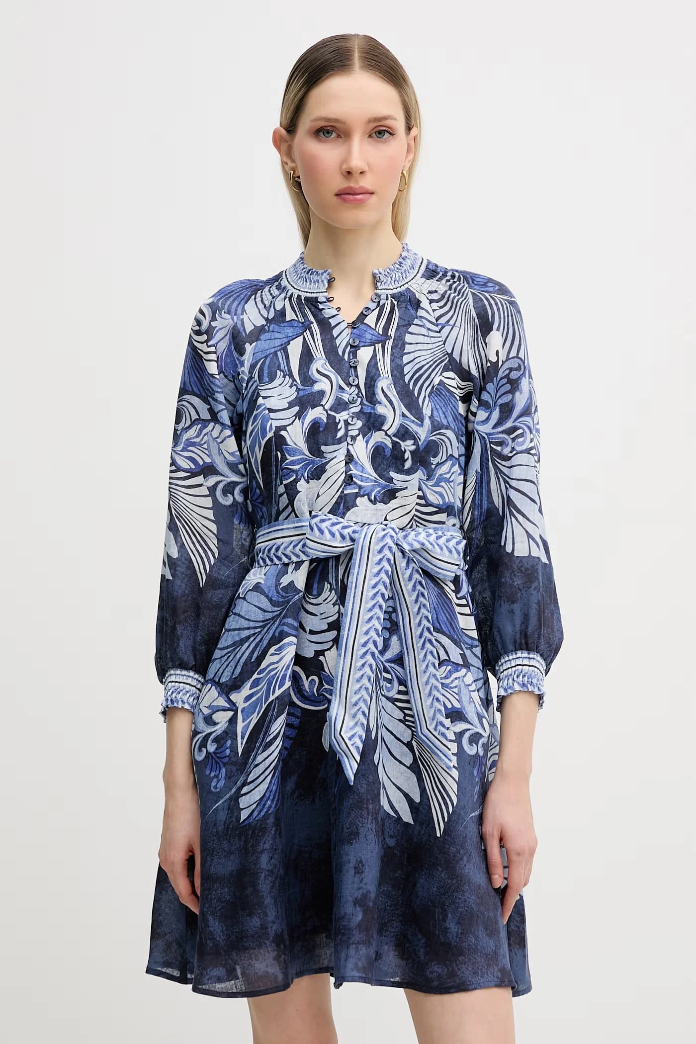 Белизское льняное платье