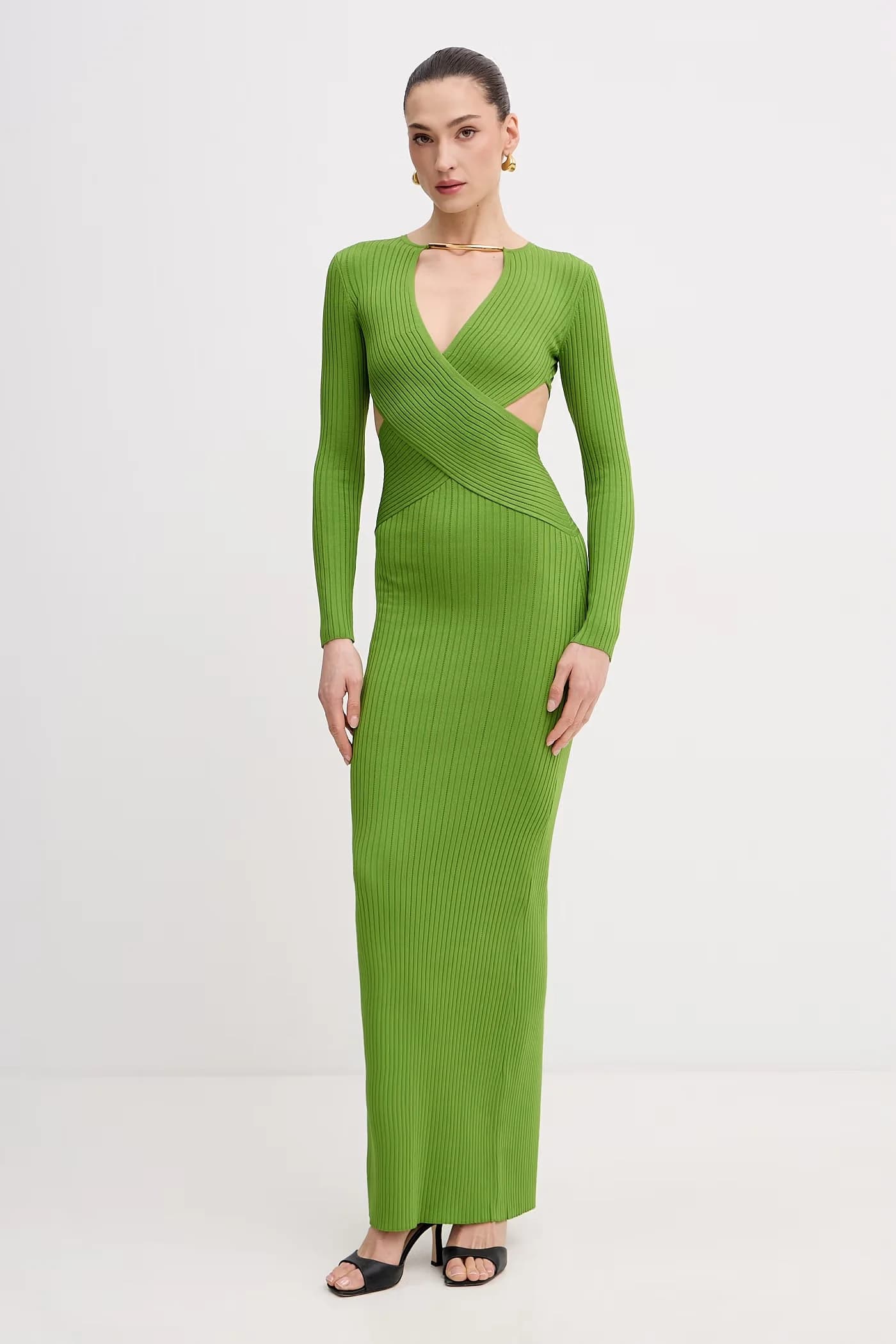 Облегающее платье из вискозы