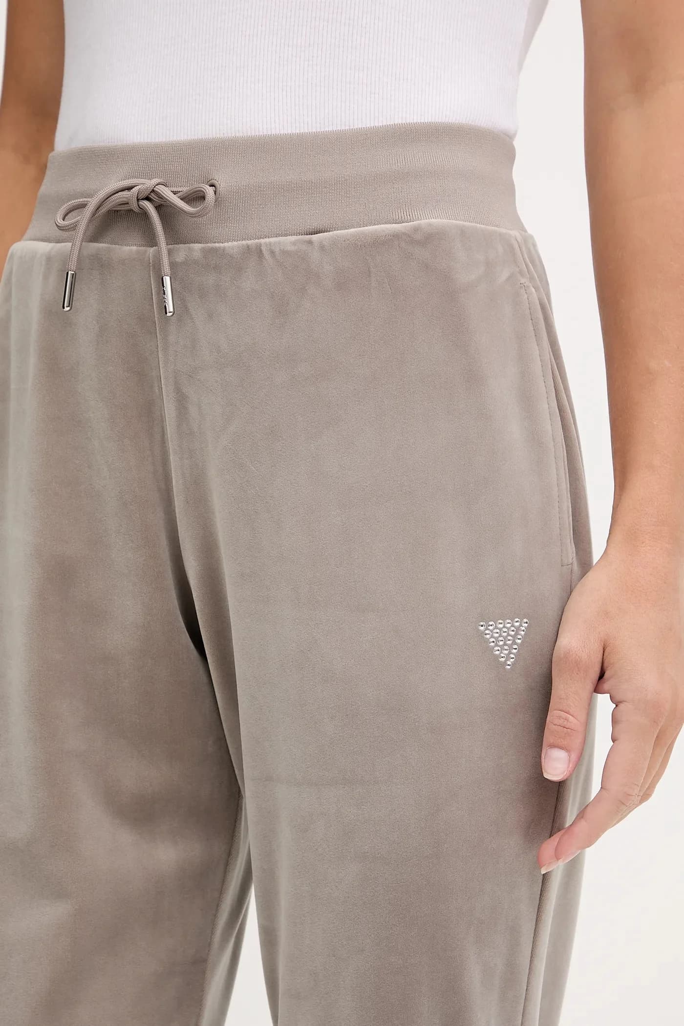 Велюровые спортивные брюки COUTURE - фото 3