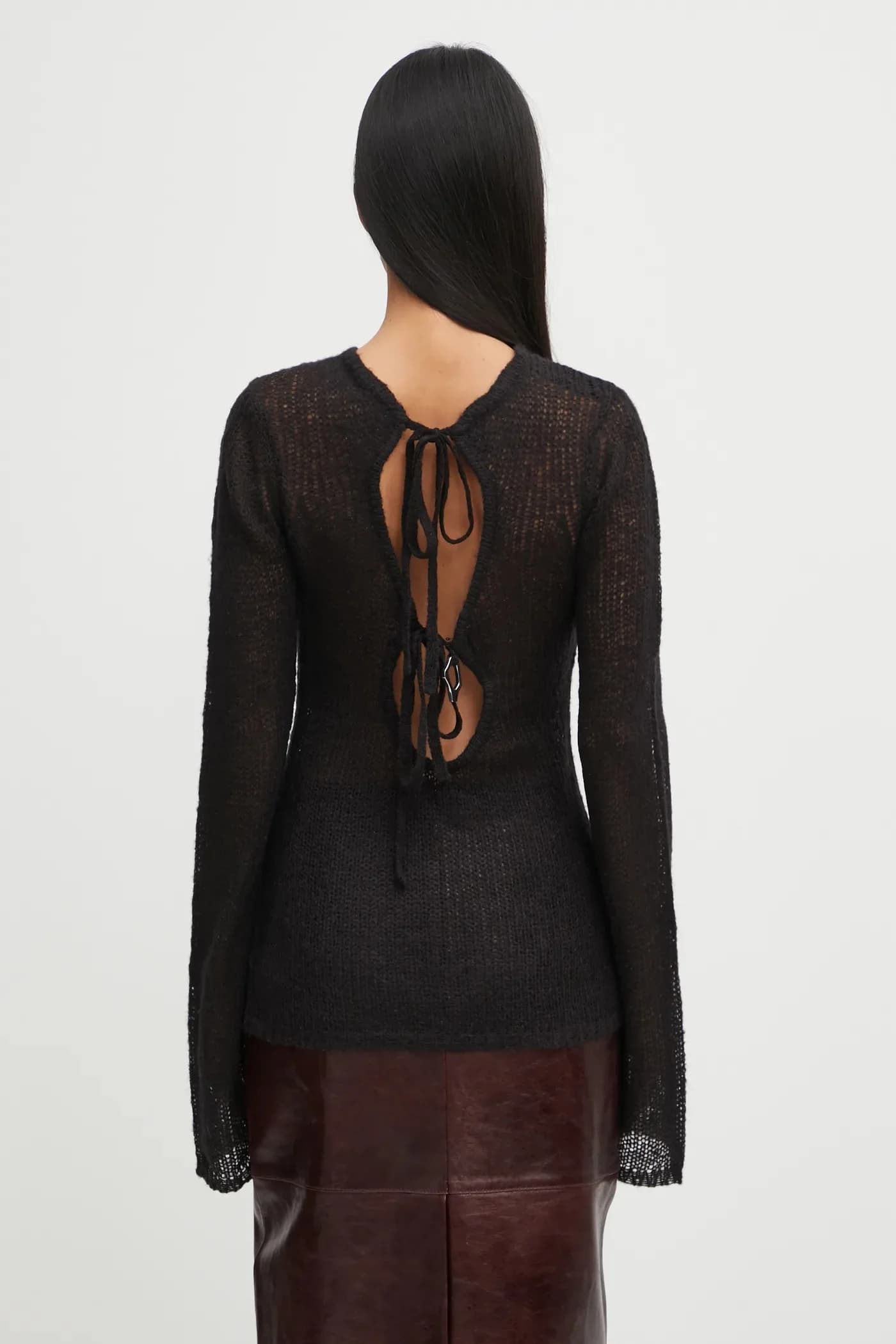 Свитер из смесовой шерсти