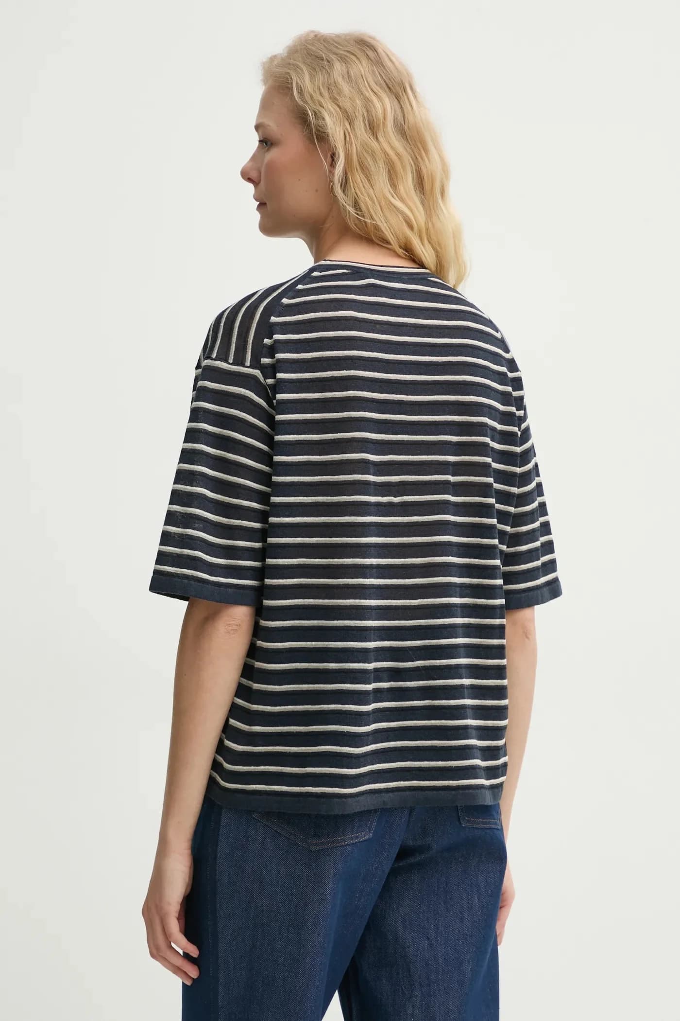 Льняная футболка - фото 3