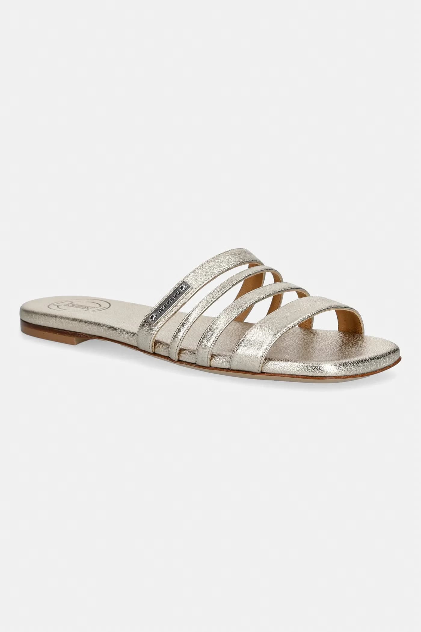 Женские кожаные шлепанцы Hela