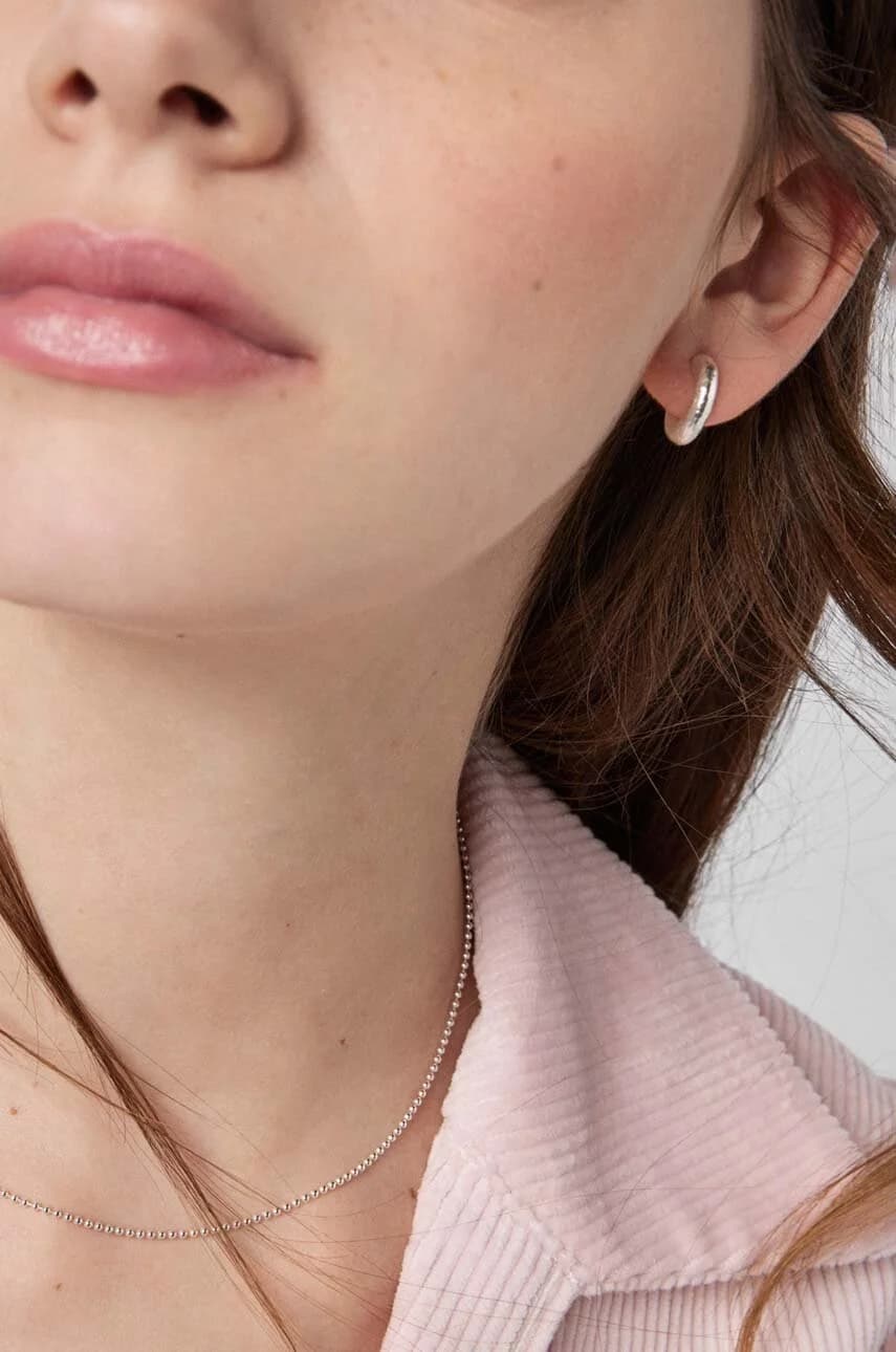 Серебряное колье-цепочка - фото 4