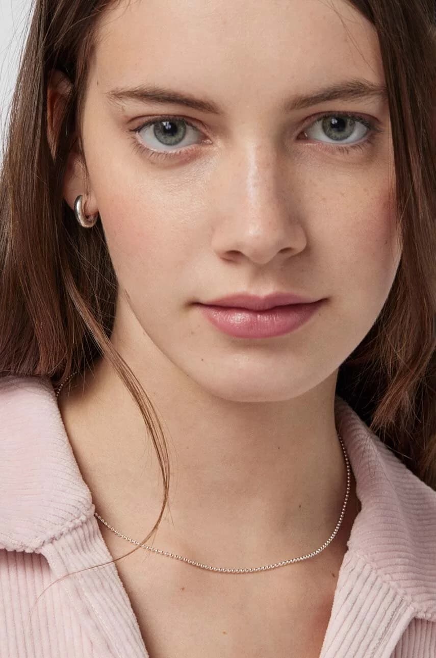 Серебряное колье-цепочка - фото 5