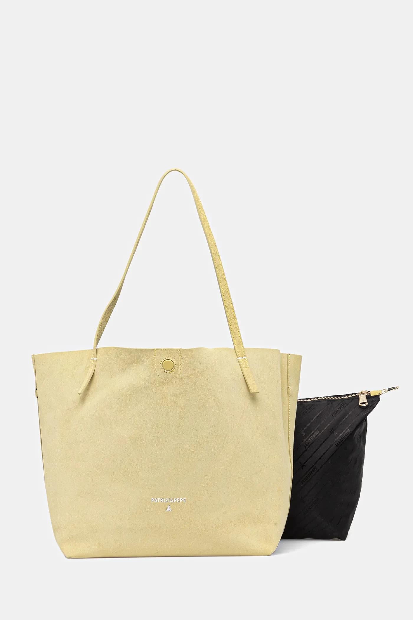 Двусторонняя кожаная сумка.