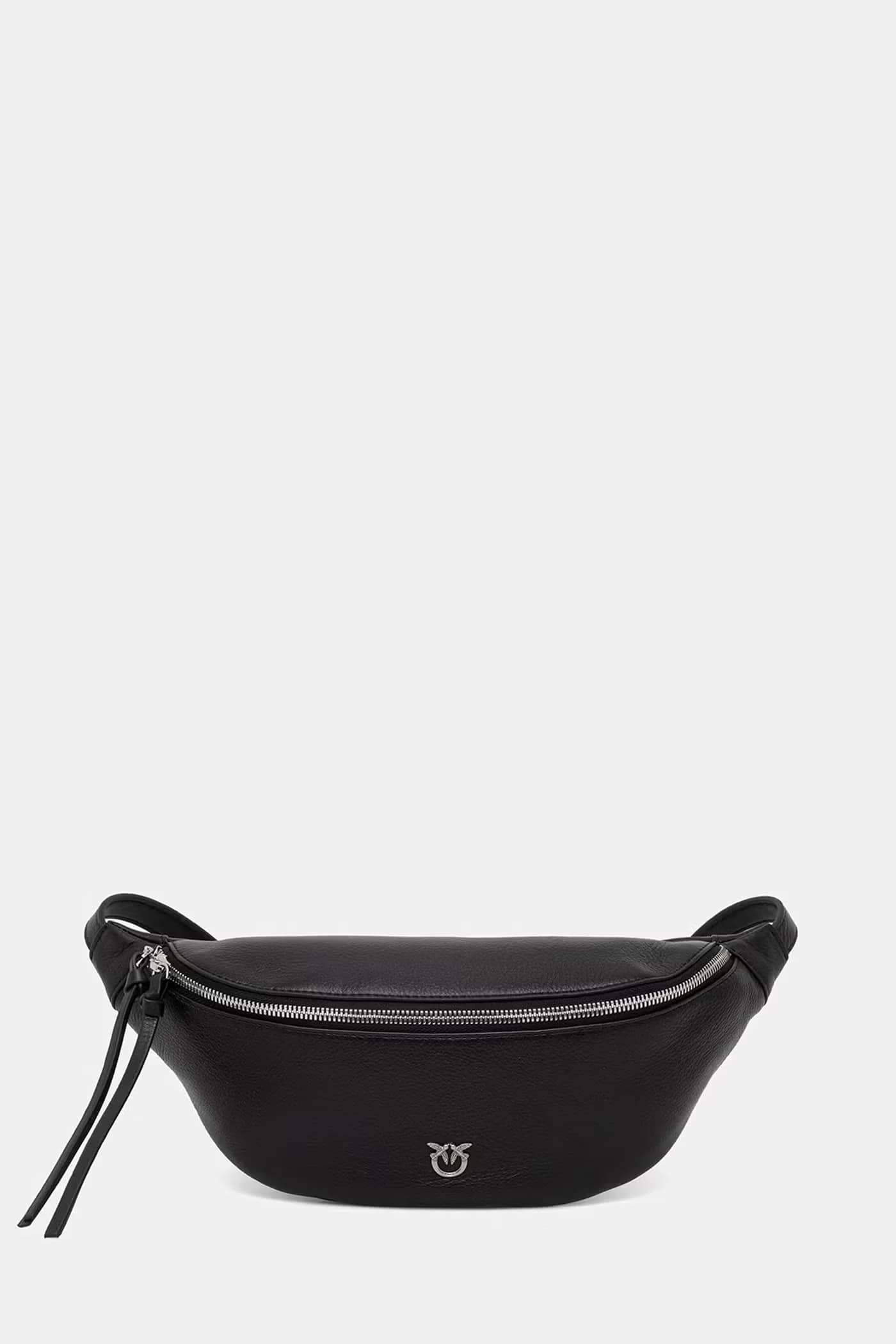 Женская кожаная поясная сумка