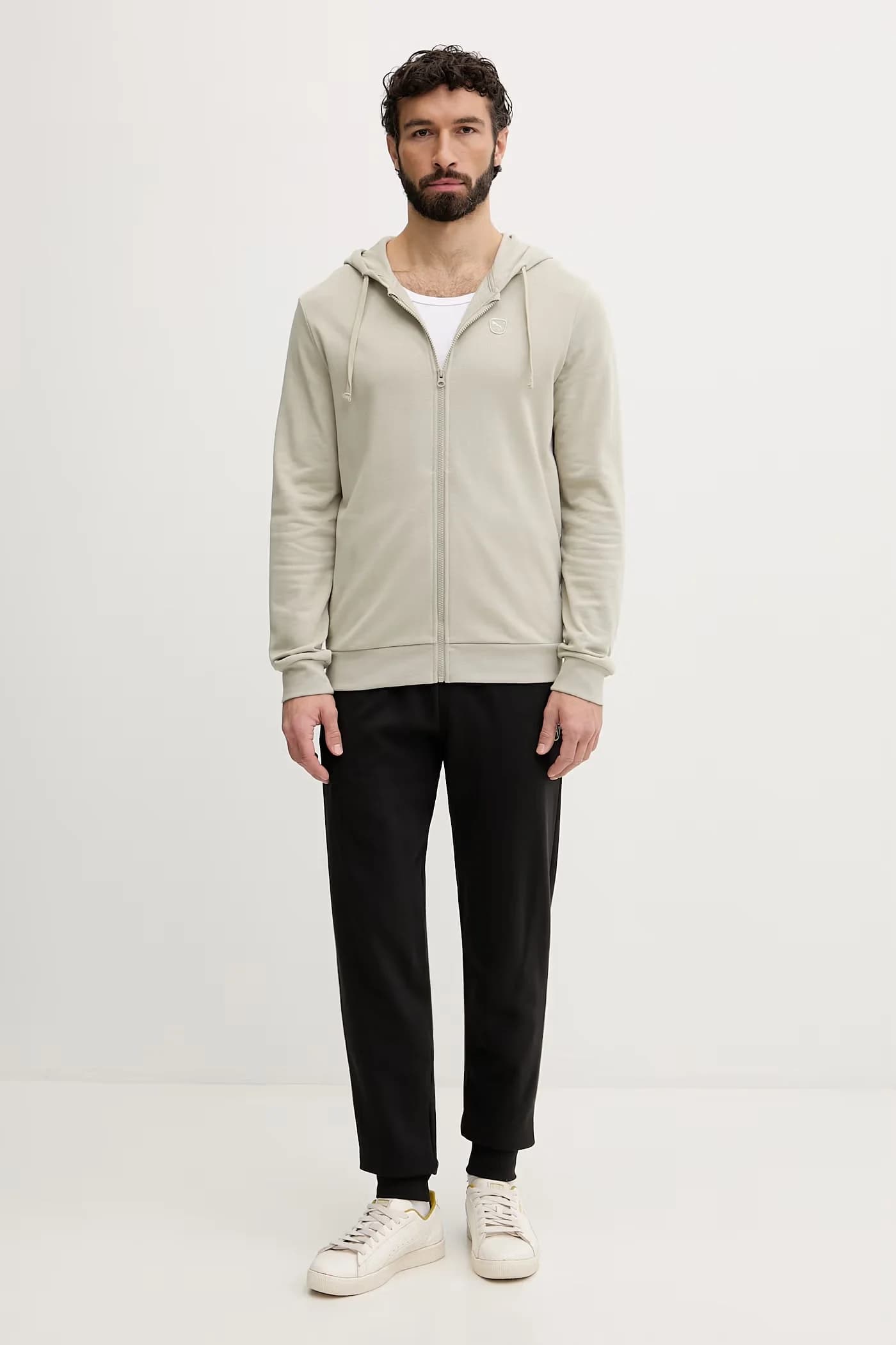 Мужской комплект из хлопкового спортивного костюма Essential приподнятого кроя