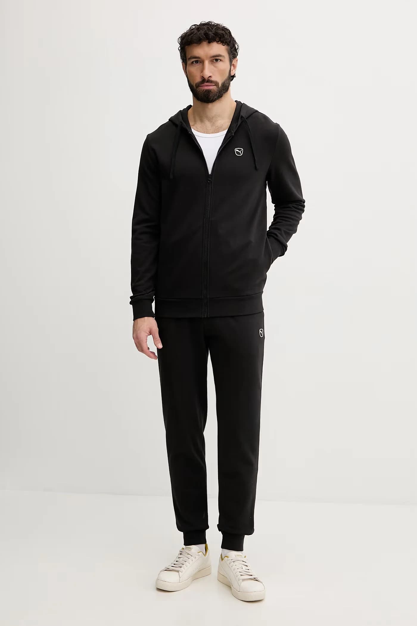 Мужской комплект из хлопкового спортивного костюма Essential приподнятого кроя