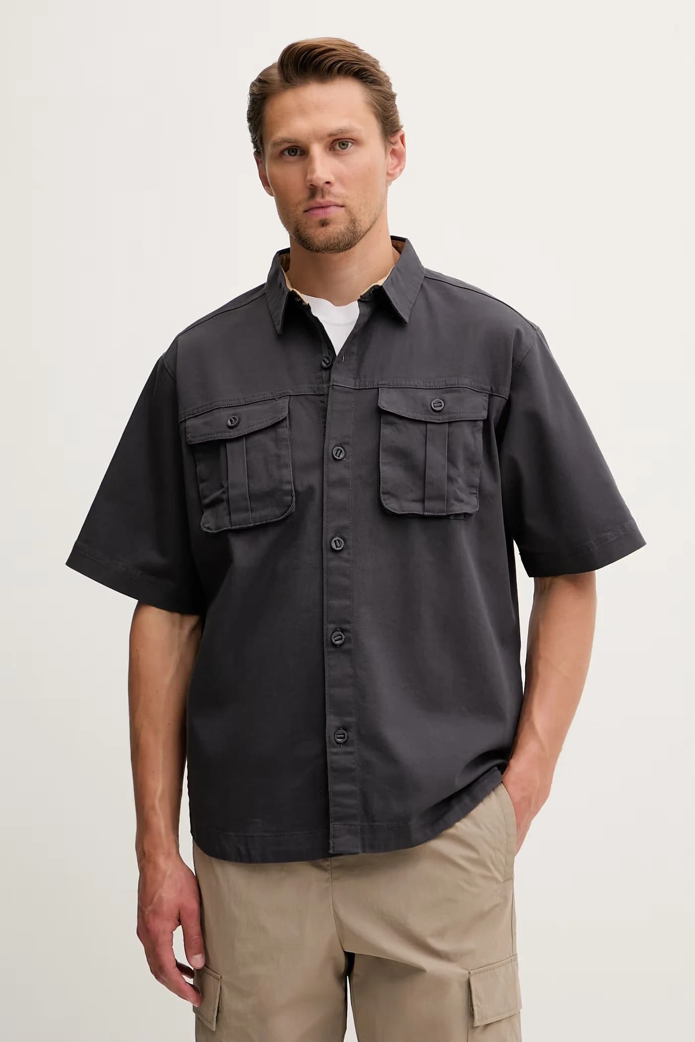 Мужская рубашка из хлопка Acker Rock