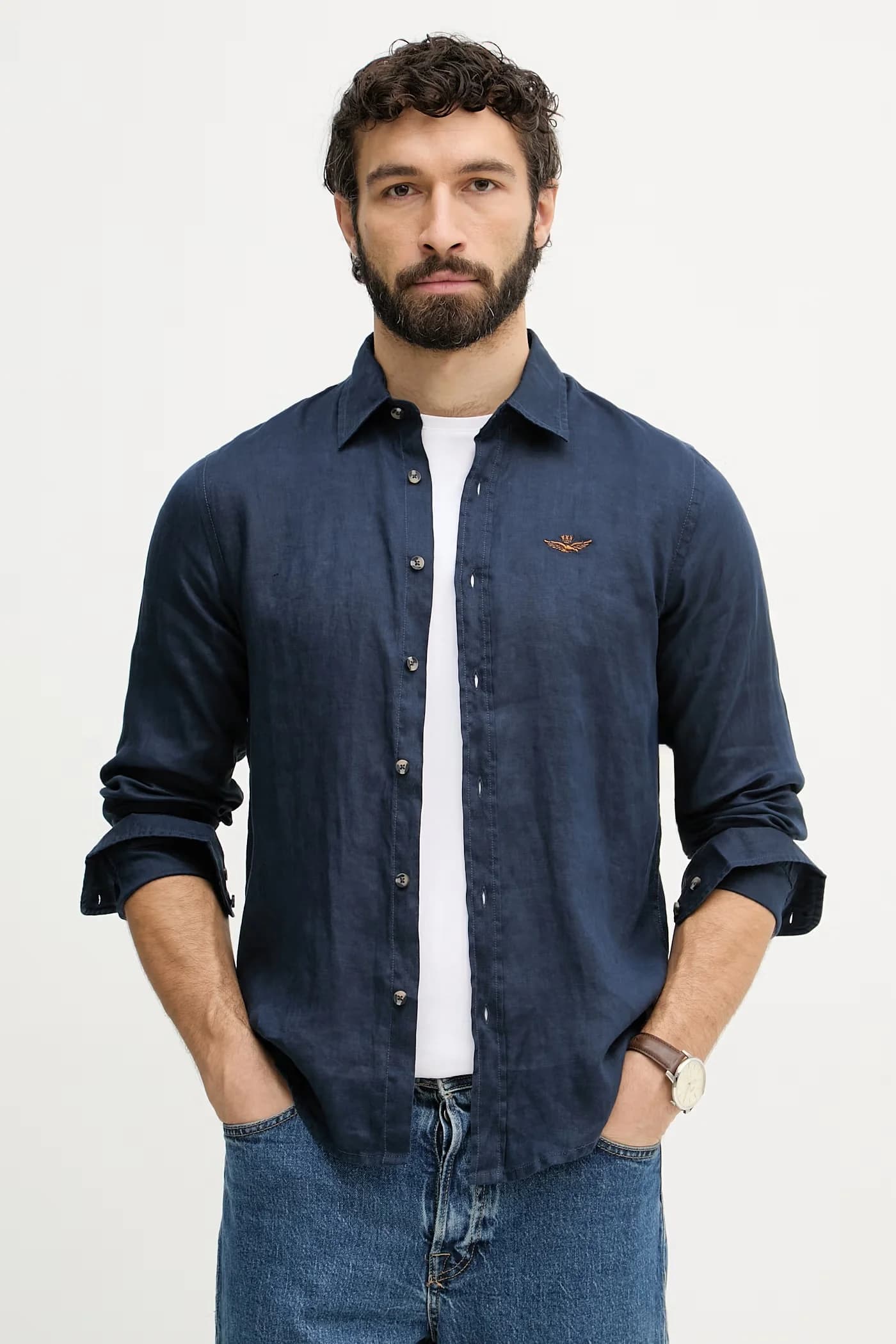 Льняная рубашка