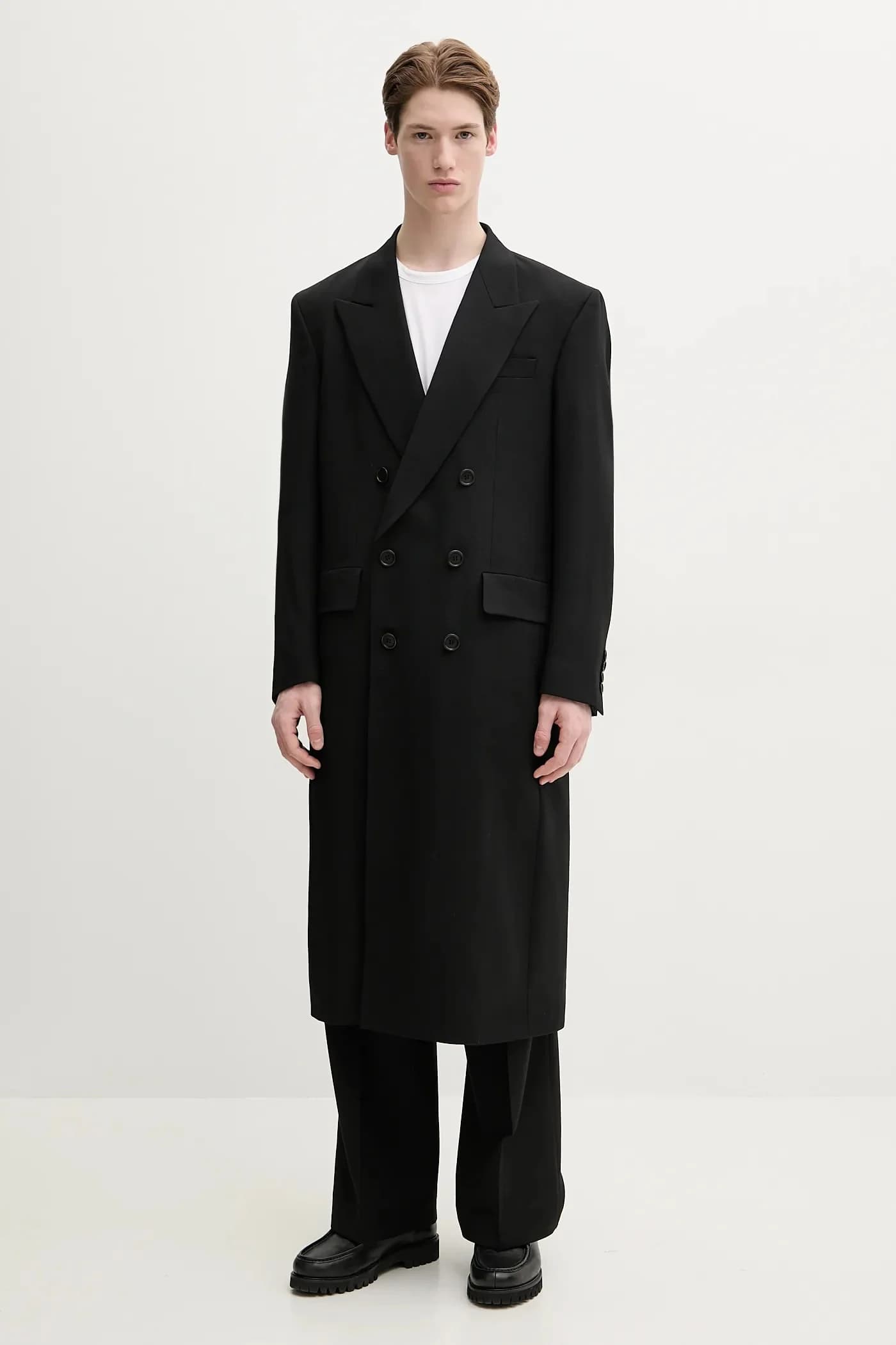 Шерстяное пальто