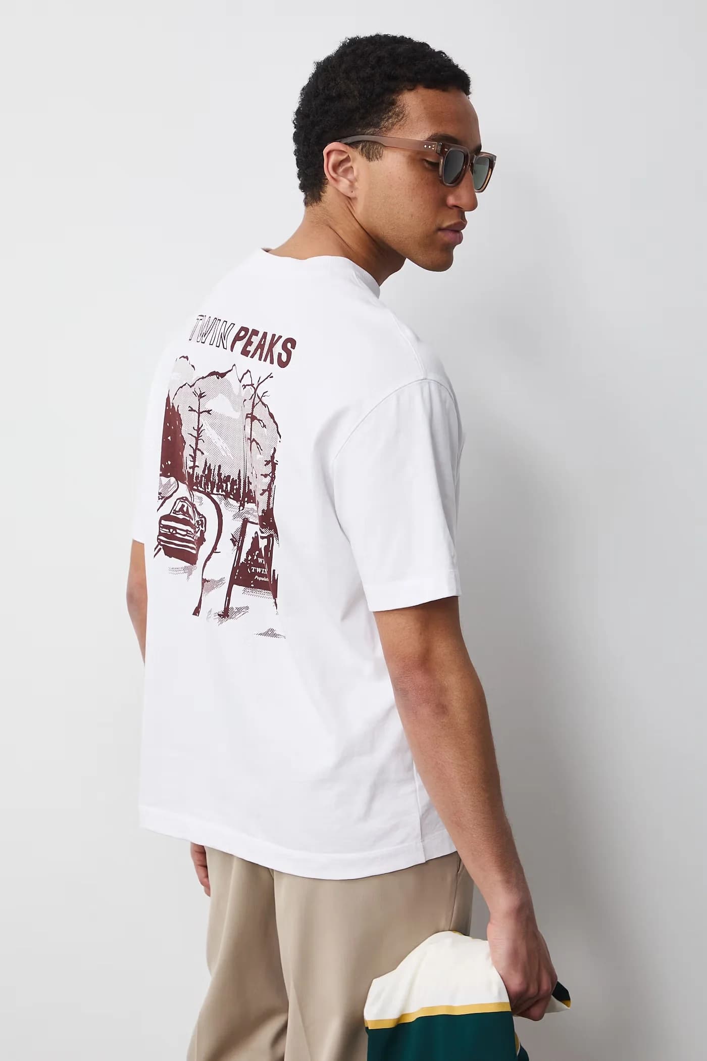 Мужская хлопковая футболка Твин Пикс