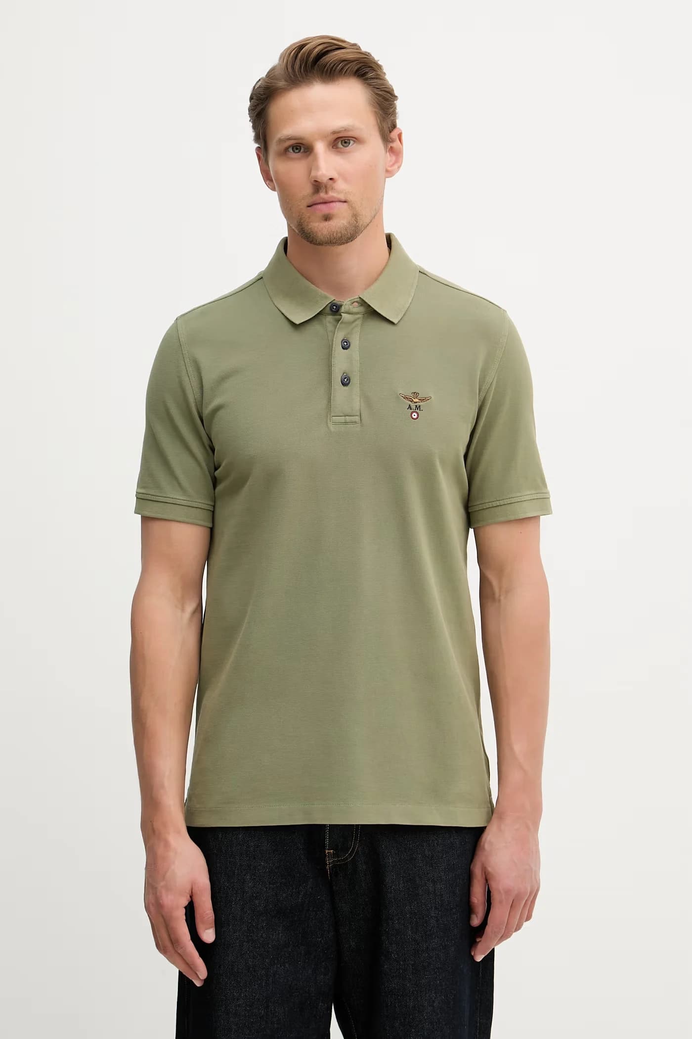 Мужское хлопковое поло