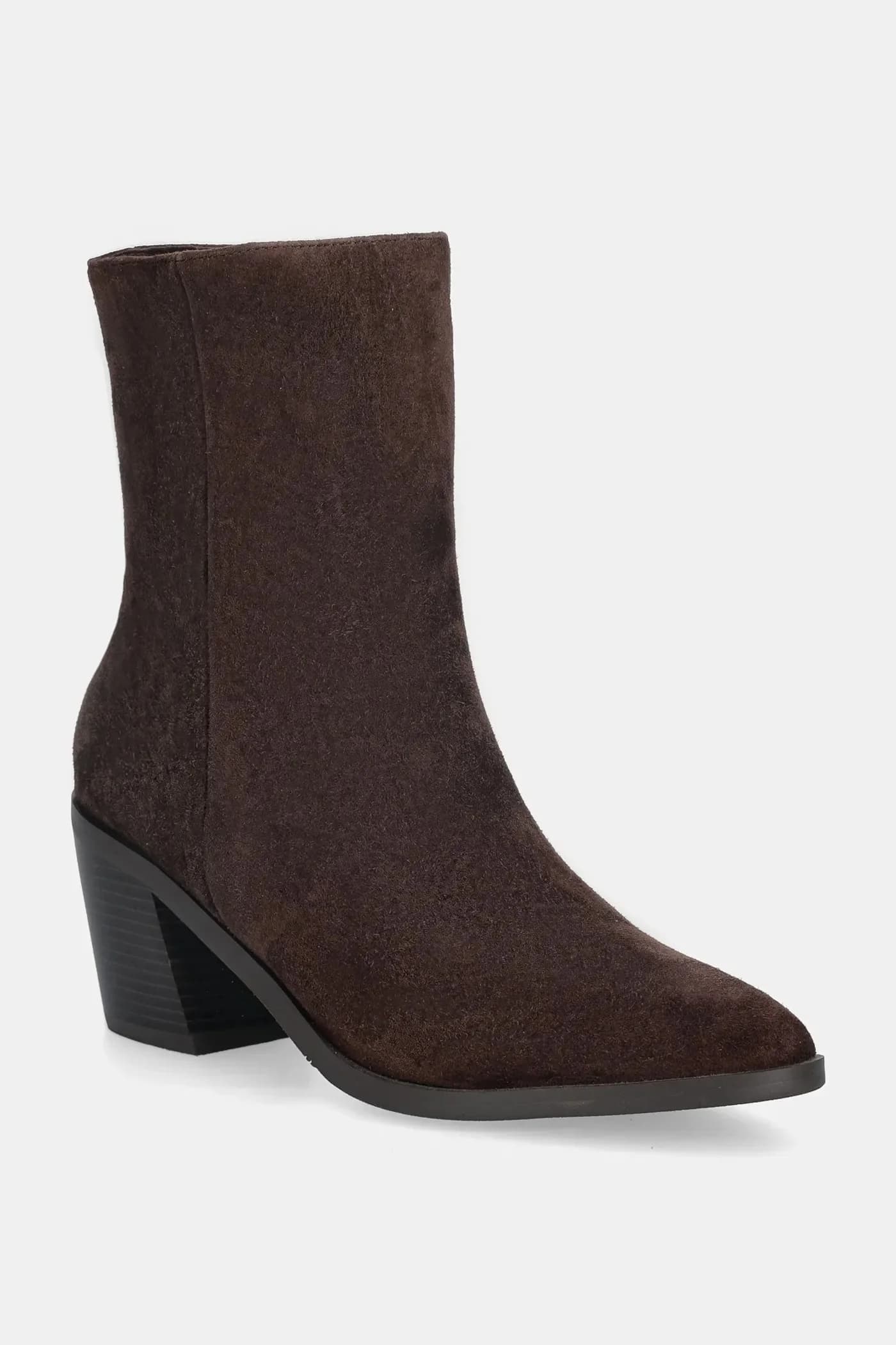 Замшевые ботильоны - фото 2