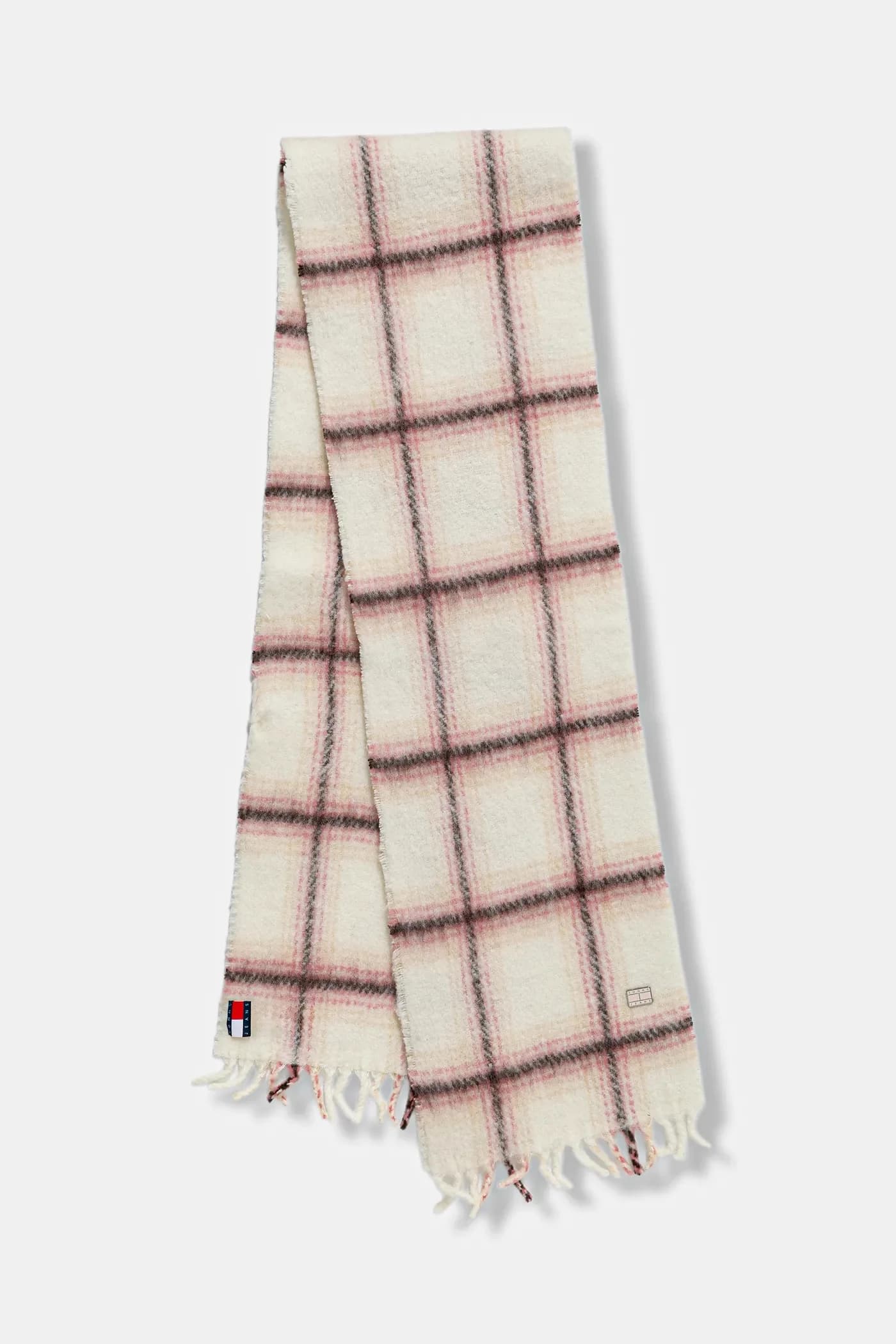 Шарф с шерстью