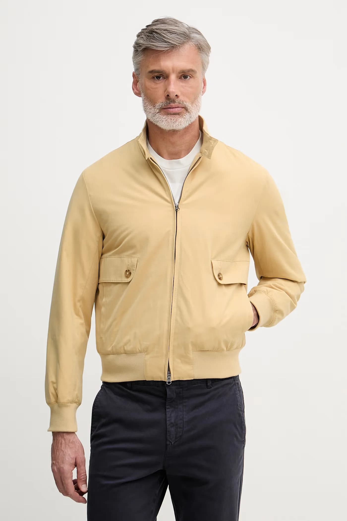 Мужская короткая куртка из хлопка