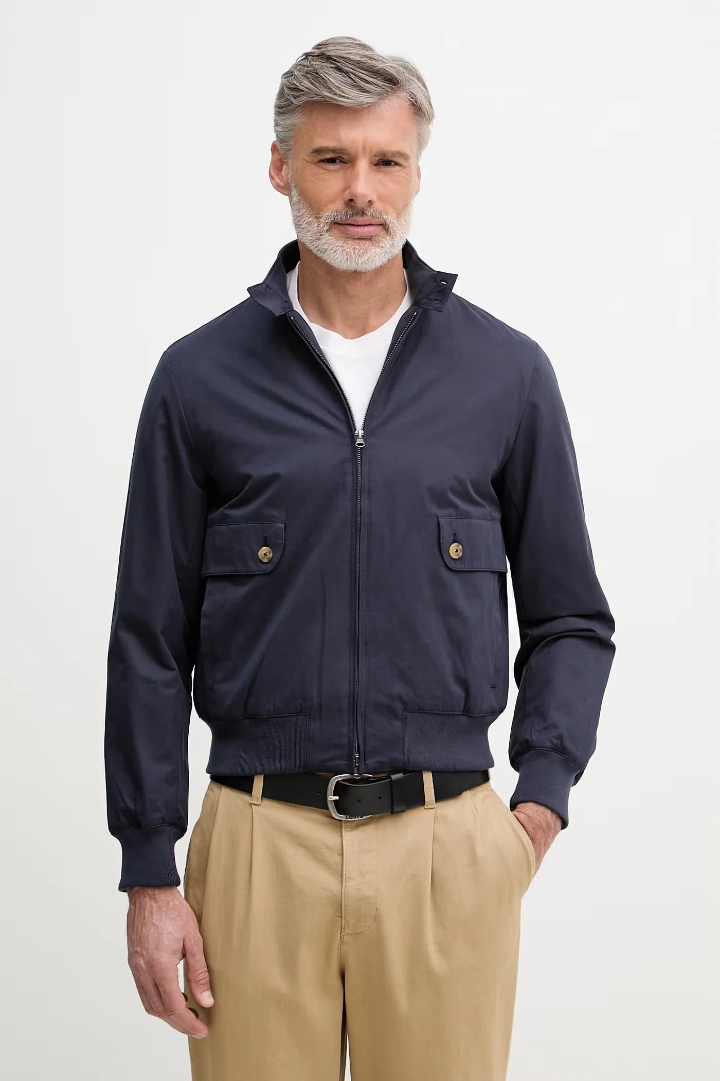 Мужская короткая куртка из хлопка