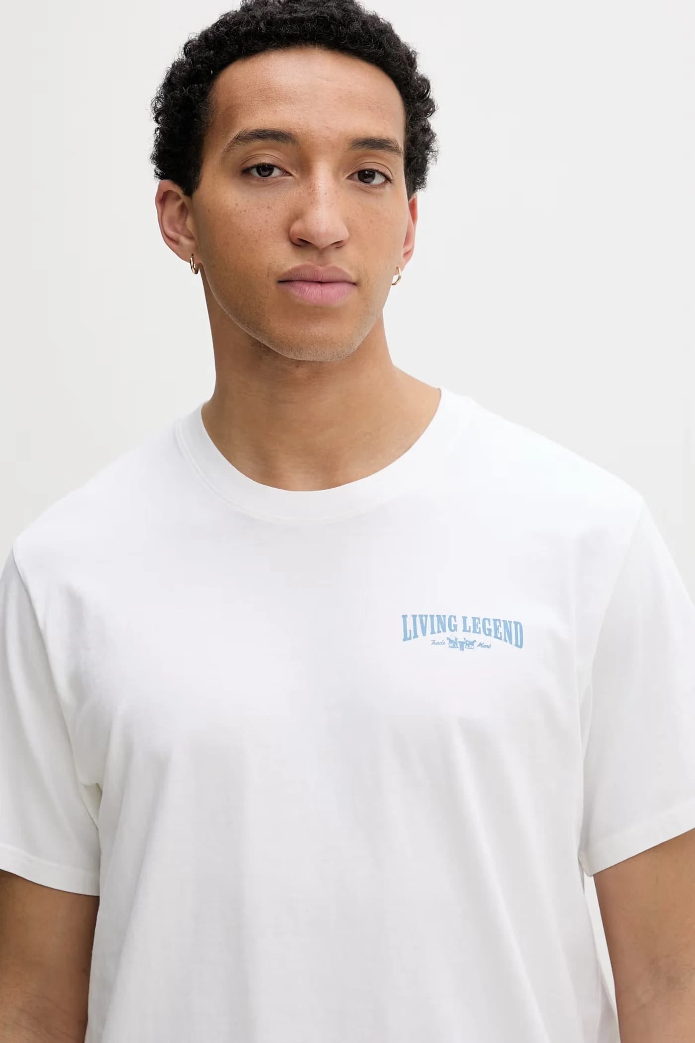 Мужская хлопковая футболка RELAXED FIT TEE - фото 4