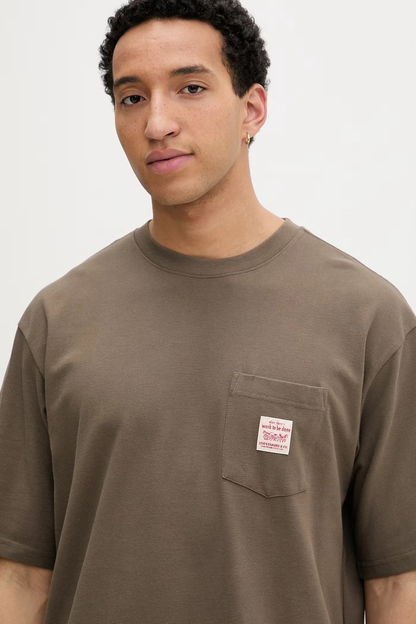 Мужская футболка из хлопка SS TEE x WORKWEAR - фото 4