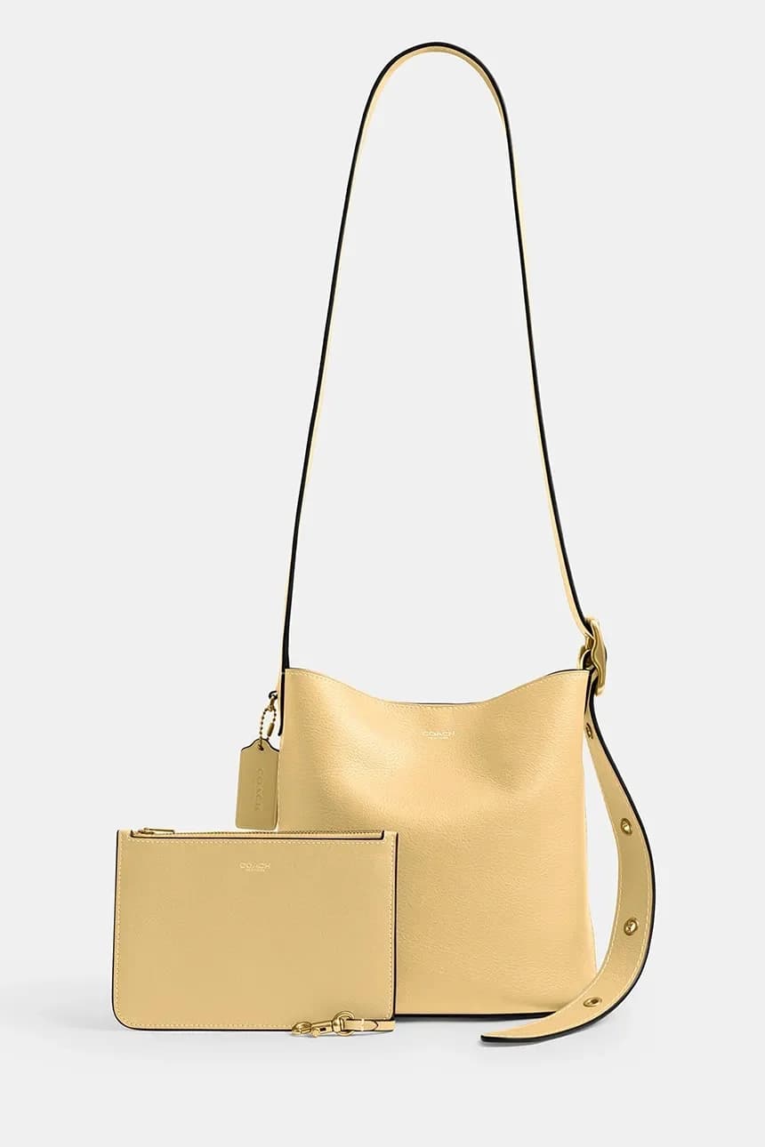 Женская кожаная сумка через плечо Bleecker Bucket Bag 21 - фото 2