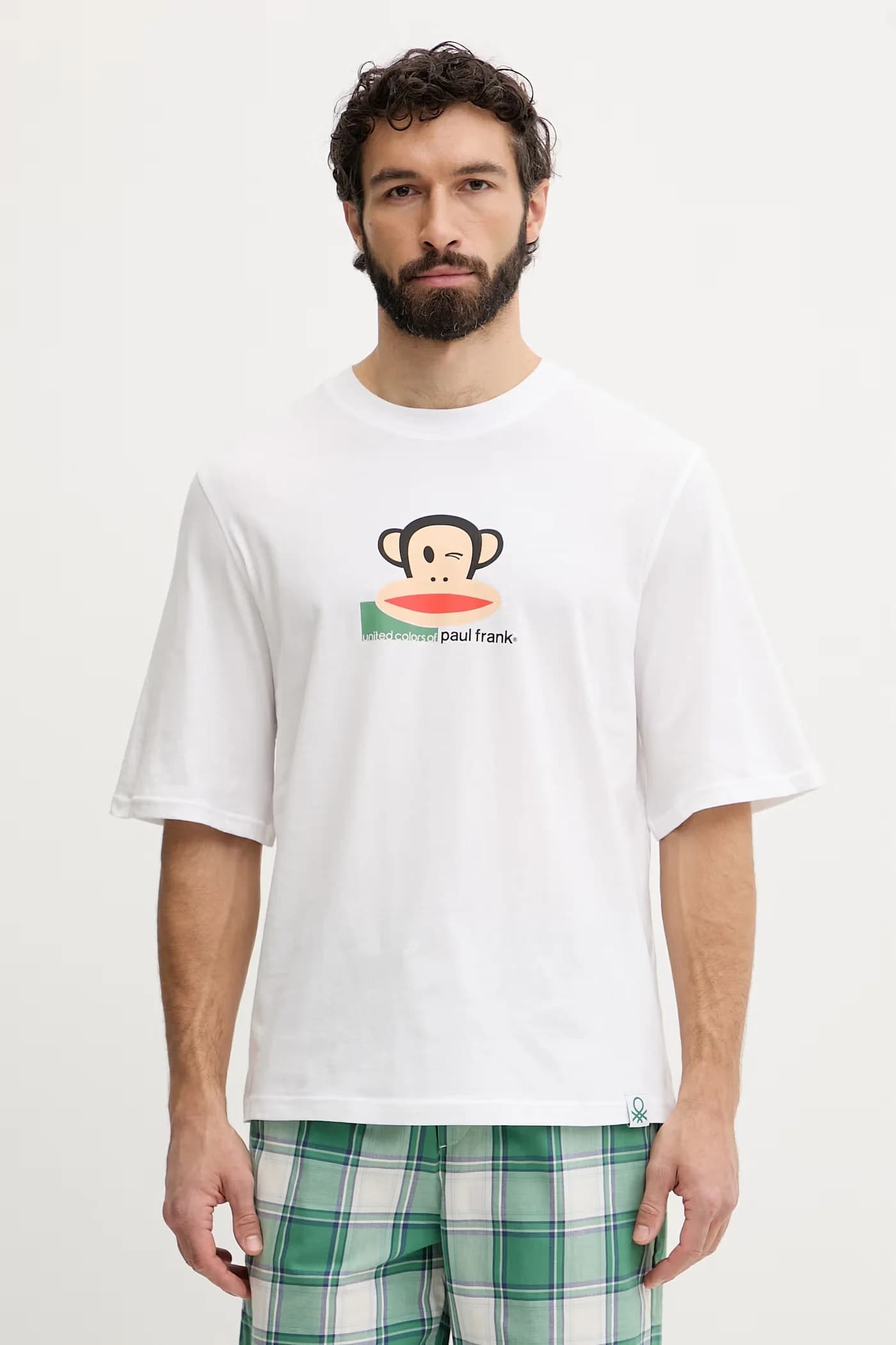 Мужская хлопковая пижамная футболка