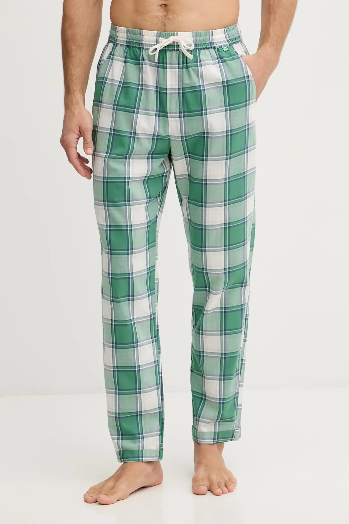 Мужские хлопковые пижамные штаны