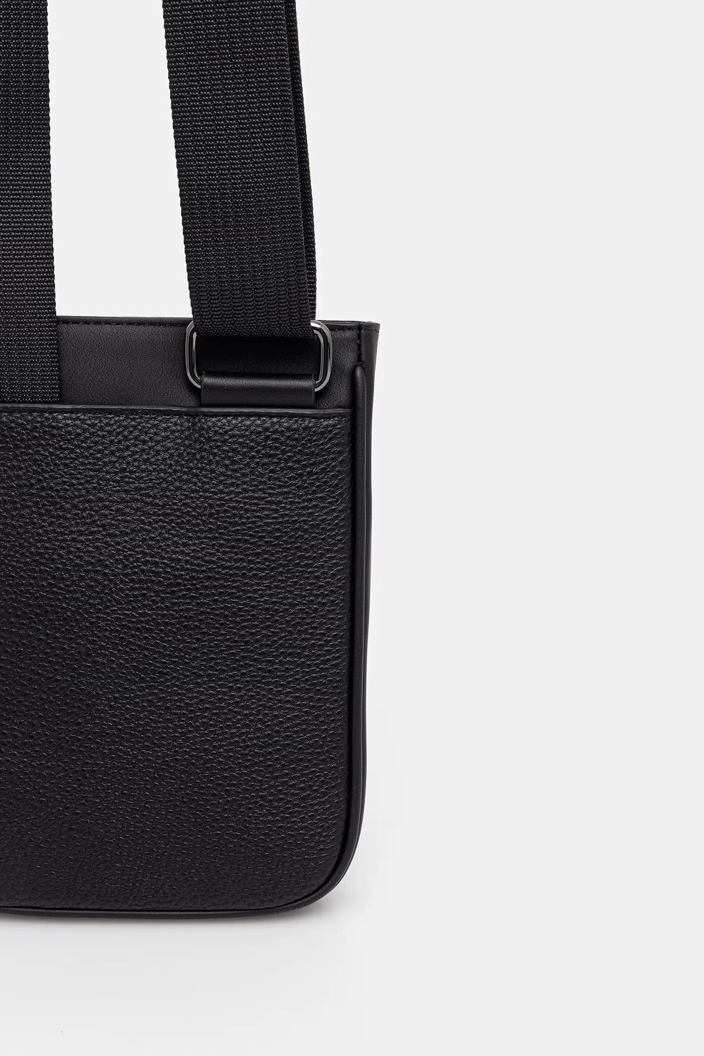 Мужская сумка через плечо из искусственной кожи. - фото 3